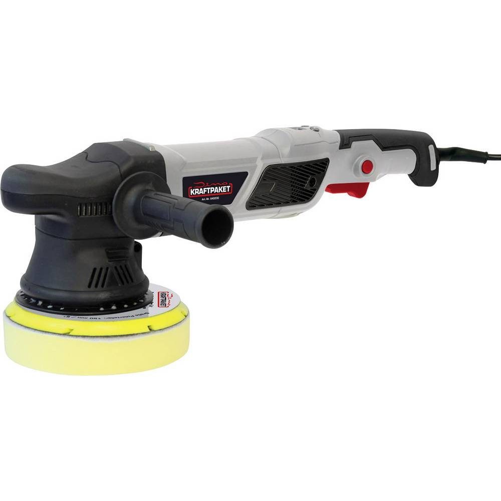 Dino KRAFTPAKET Poliermaschine Poliermaschine 21 mm 950 Watt 640230, ladbar über 230 V