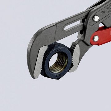 Knipex Rohrzange Rohrzange S-Maul pulverbeschichtet 420 mm, mit Schnellverstellung