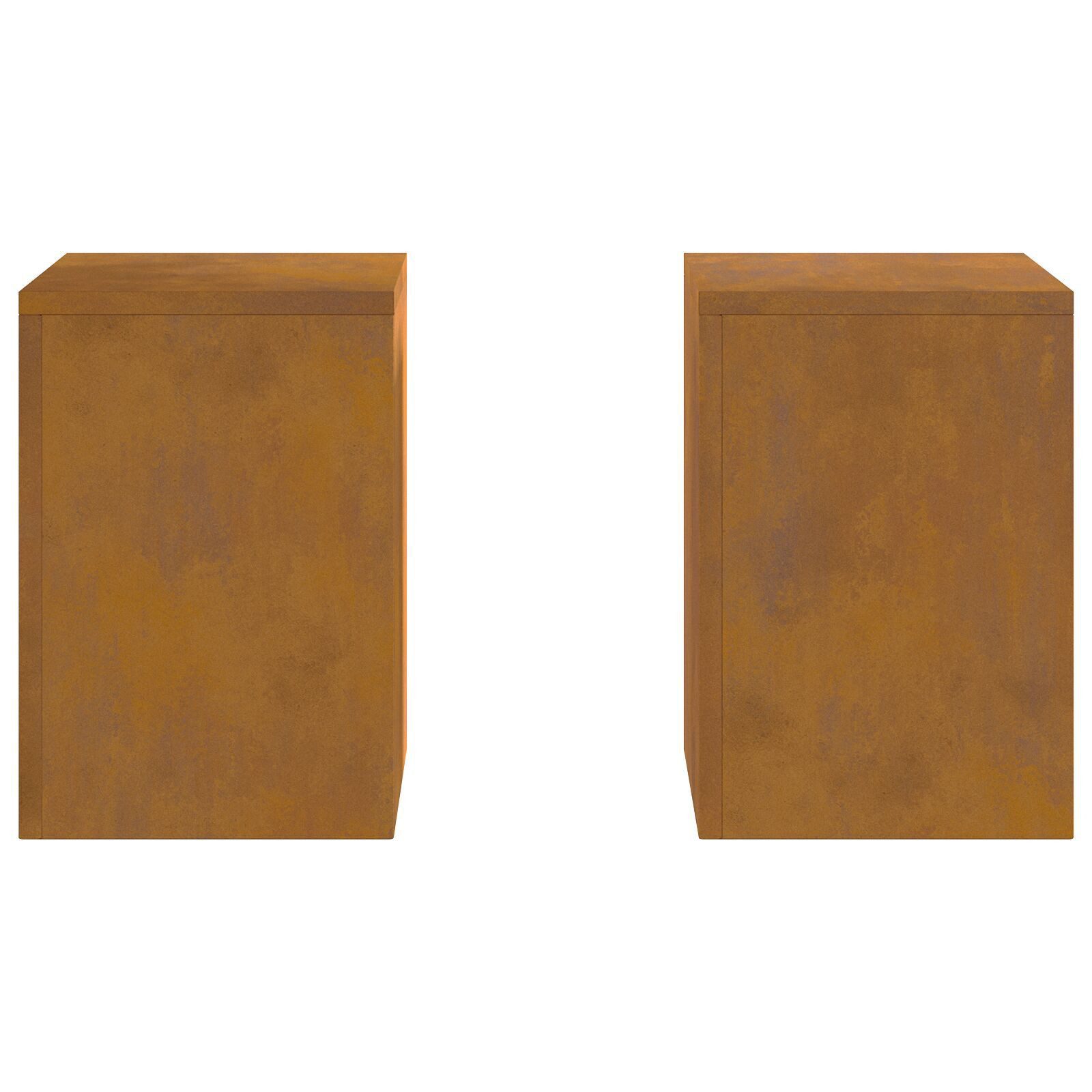 vidaXL Blumenständer Outdoor-Pflanzensäulen 2 Stk. 24x24x35 günstig online kaufen