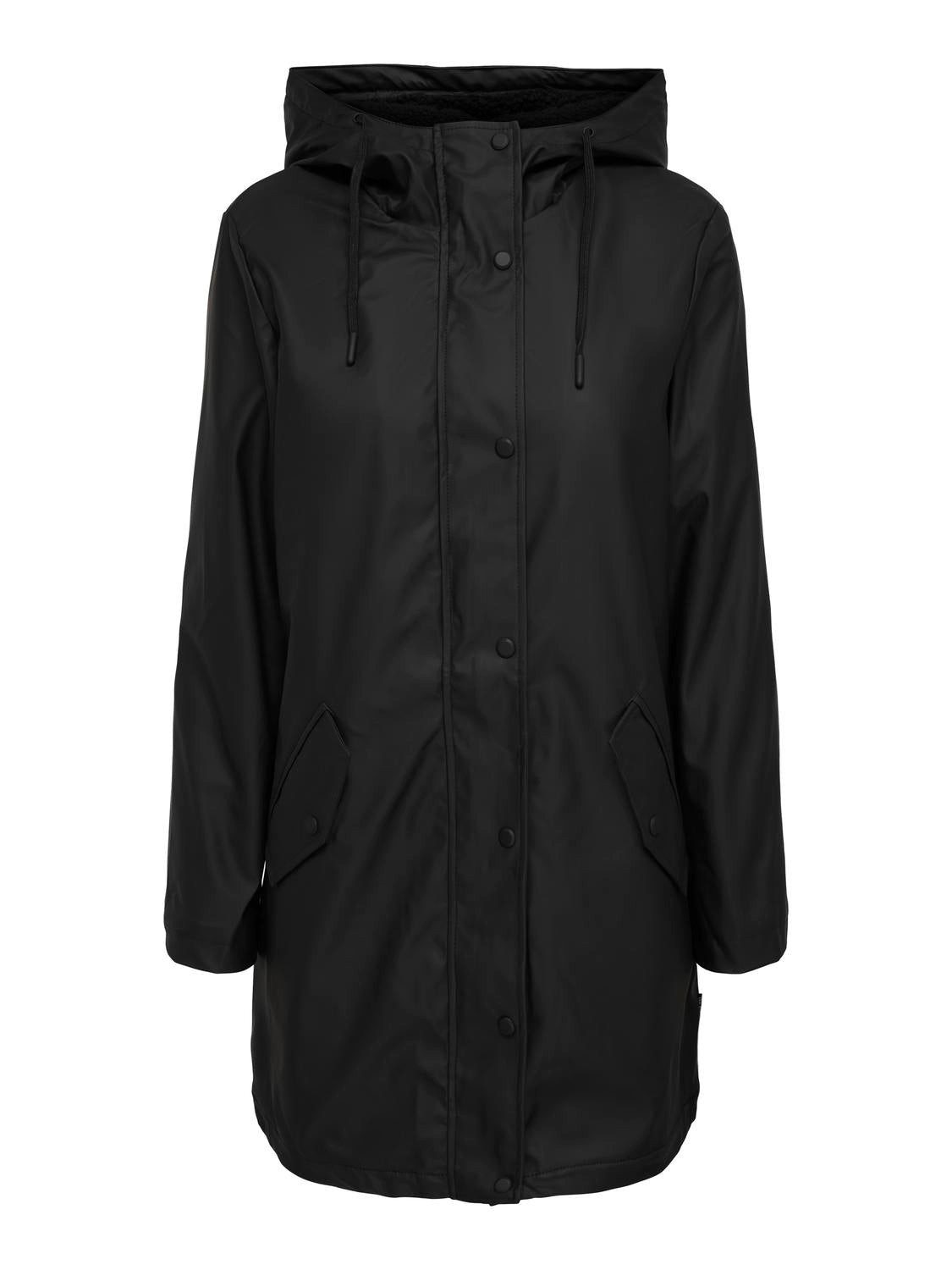 ONLY Funktionsmantel "ONLSALLY RAINCOAT OTW NOOS", mit Kapuze und Teddyplüs günstig online kaufen