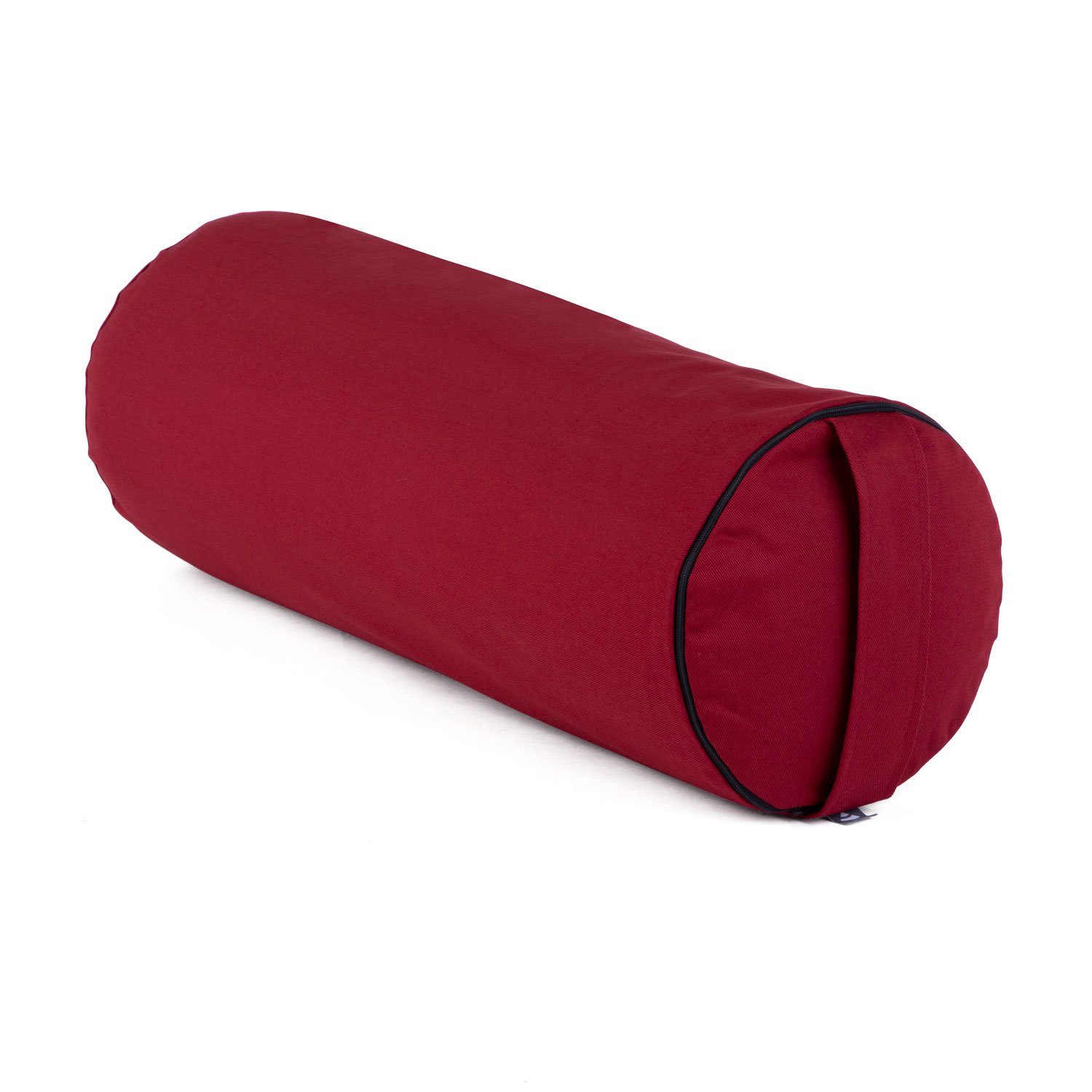 bodhi Yoga Bolster Yoga BOLSTER CLASSIC weinrot, Dinkelhülsen