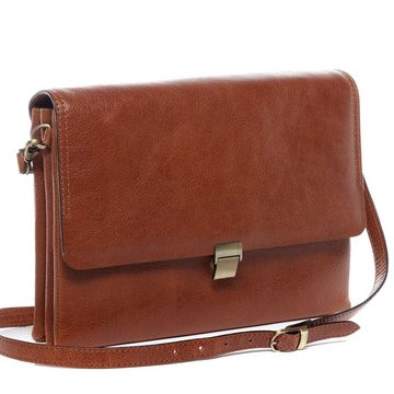 BACCINI Abendtasche Leder Umhängetasche Damen LIA, Schultertasche Echtleder für Damen, Abendtasche hellbraun