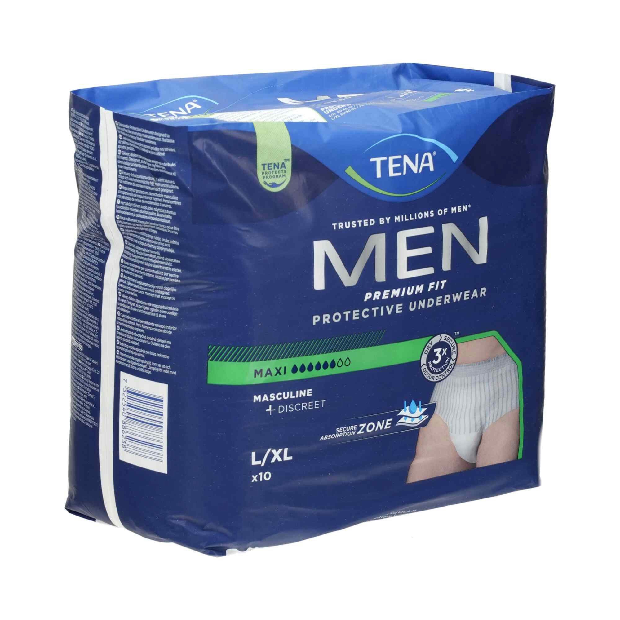 TENA Inkontinenz-Pants TENA MEN Premium Fit Inkontinenz Pants maxi L/XL