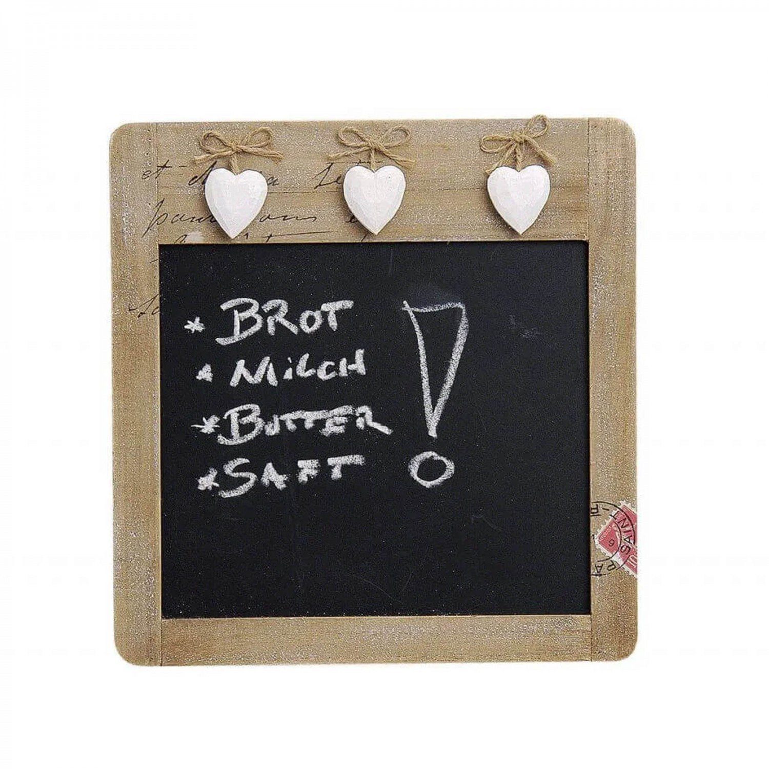 MITIENDA G. Wurm Memoboard Memotafel Küchentafel Kreidetafel Menütafel mit 3