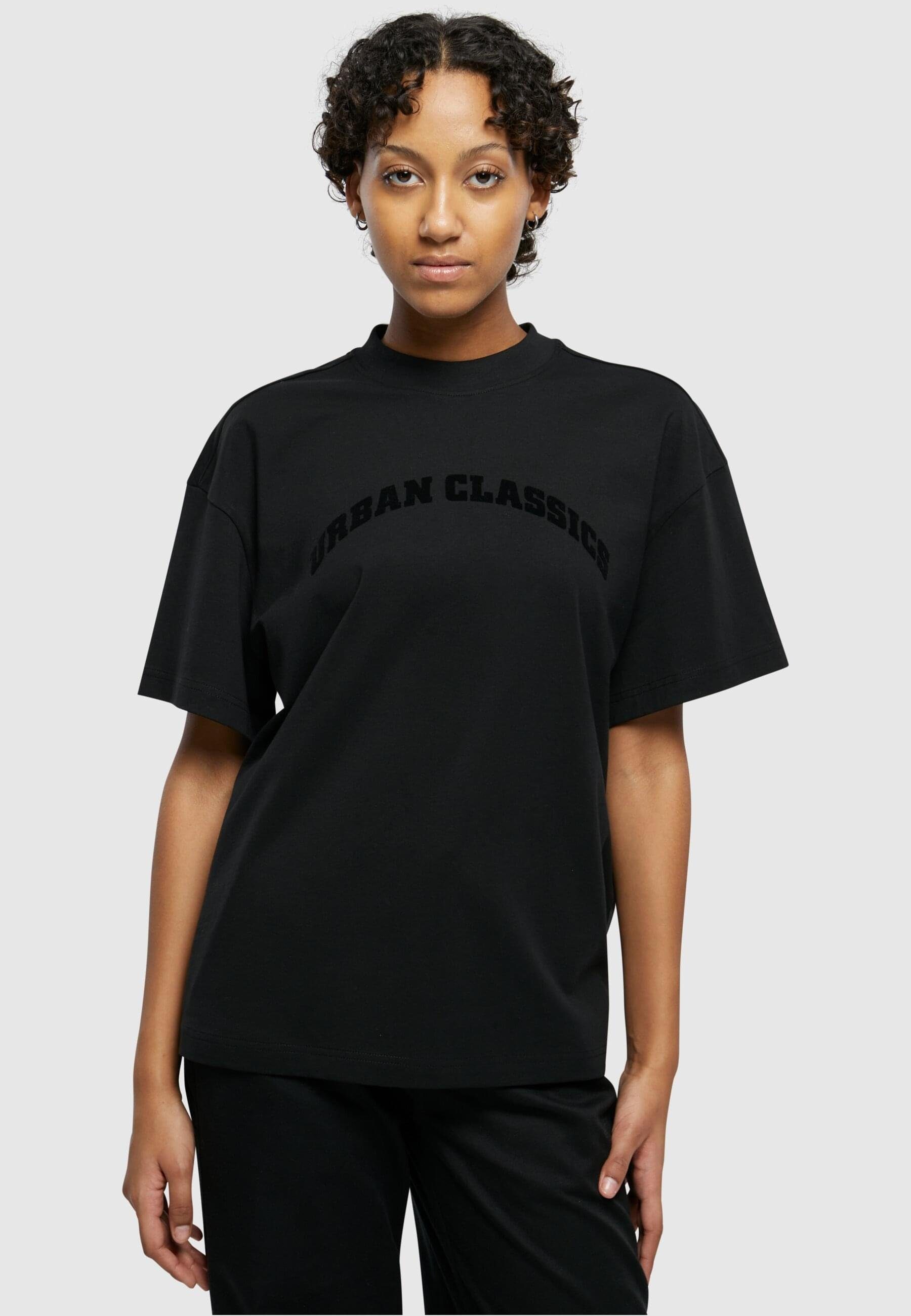 URBAN CLASSICS T-Shirt Damen Ladies Flock Oversized Tee (1-tlg)