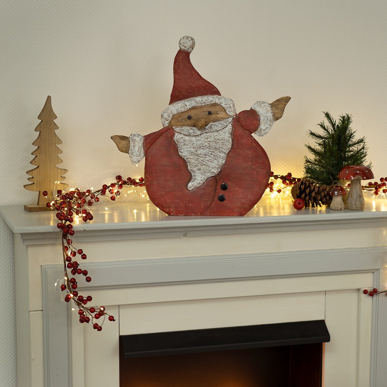 Volumoon Weihnachts-Besteckhalter Set - 3 Süße Wichtel Für Messer & Gabeln | Festliche Tischdeko