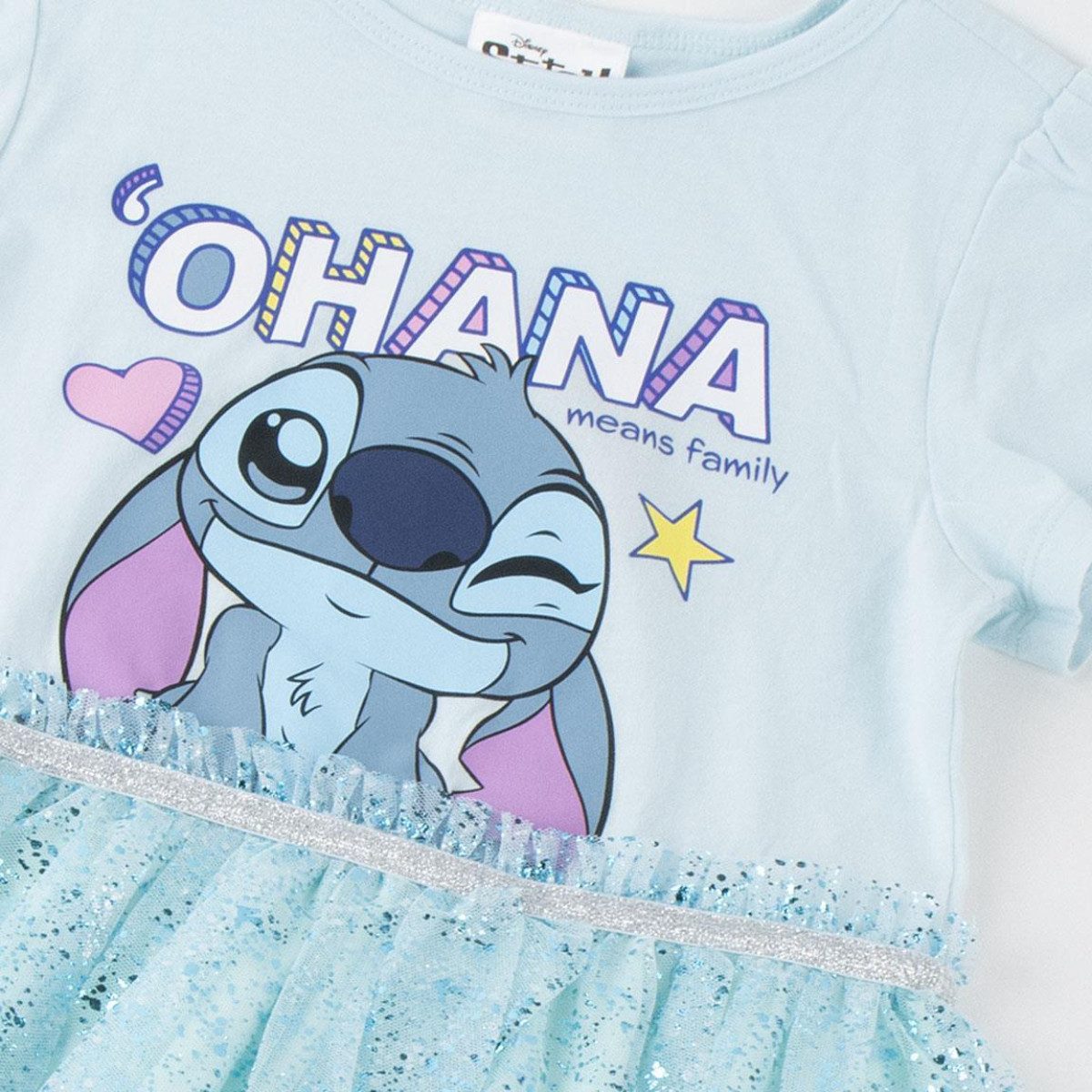 Lilo & Stitch Sommerkleid - Mädchen Kleid Baumwolle Freizeit Outfit (1-tlg)