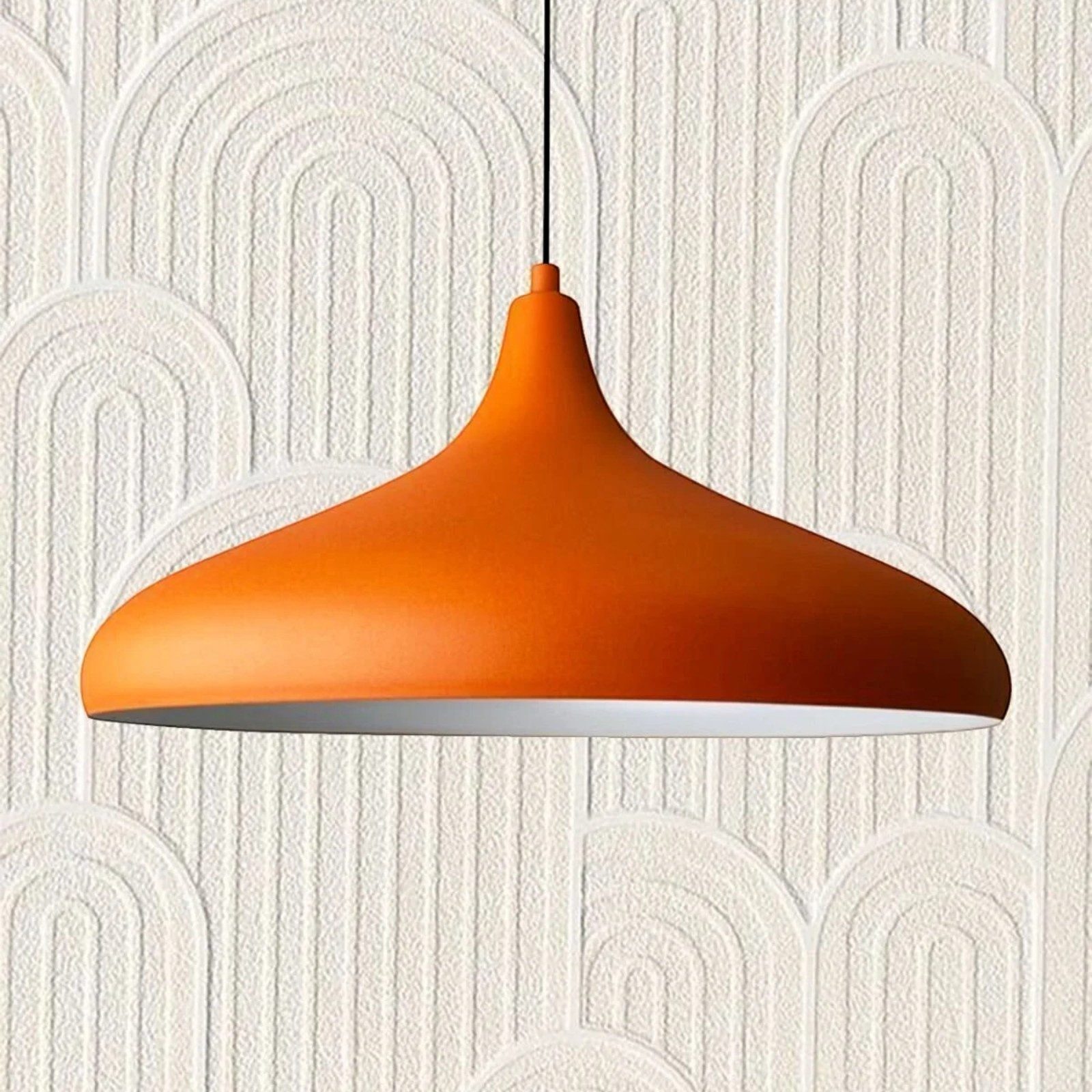 Bamyum Pendelleuchte Bamyum Pendelleuchte Durchmesser 35 cm E27 Metall Moderne Lampe, ohne Leuchtmittel
