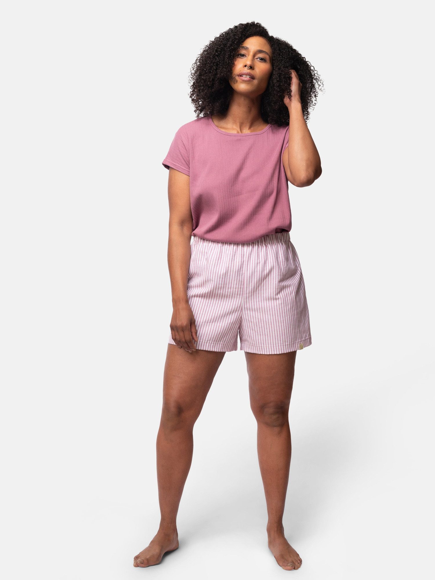 Pyjamashorts aus weichem Flanell