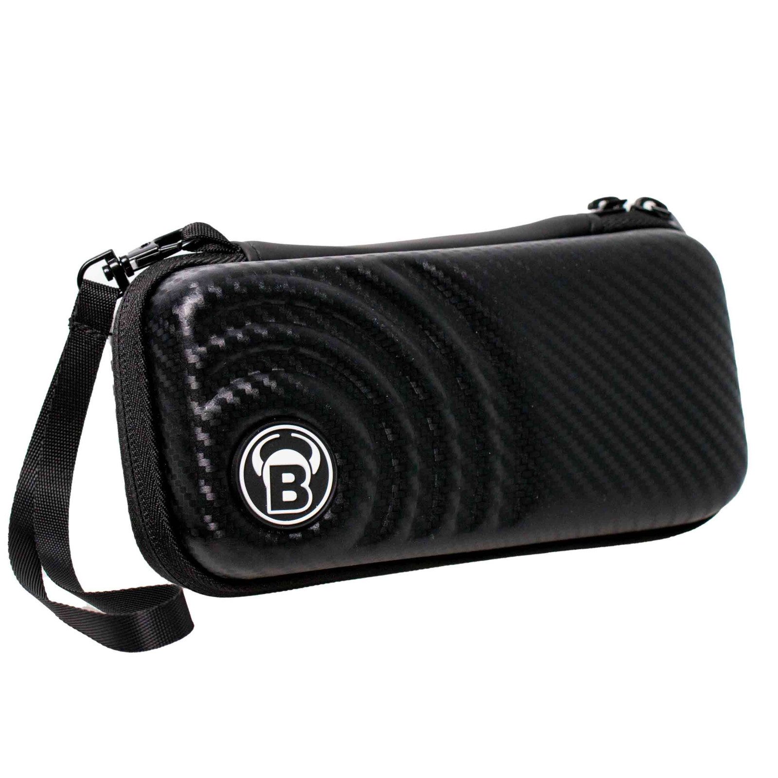 BULL'S Dartpfeil Bull's Dart Tasche Hardcase Orbis S, Carbon schwarz, 190x80x50mm, Sehr robust, aber auch elastisch