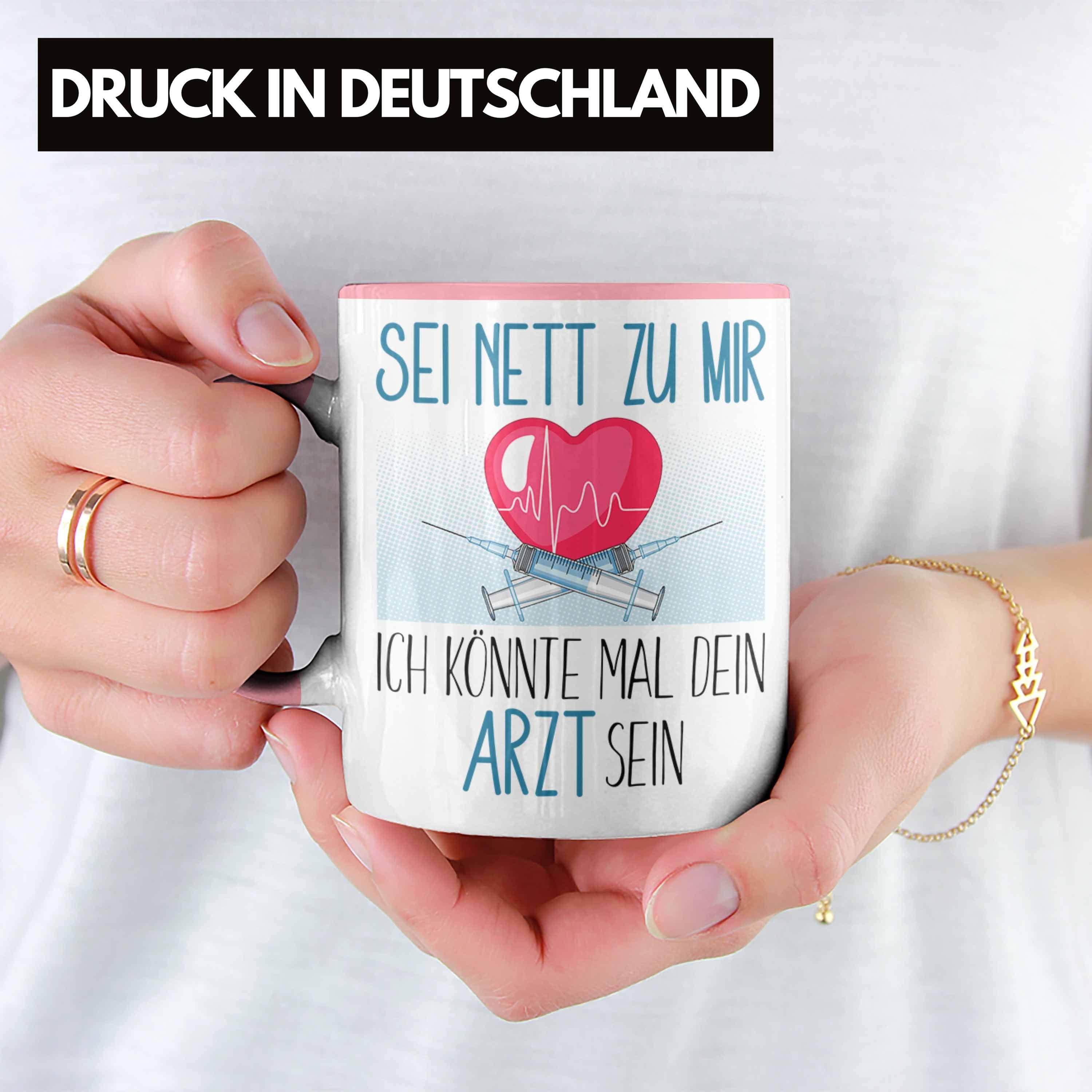 Medizin Nett Rosa Tasse Geschenkidee Arzt Sei Tasse Geschenk Studium Z Ausbildung Trendation