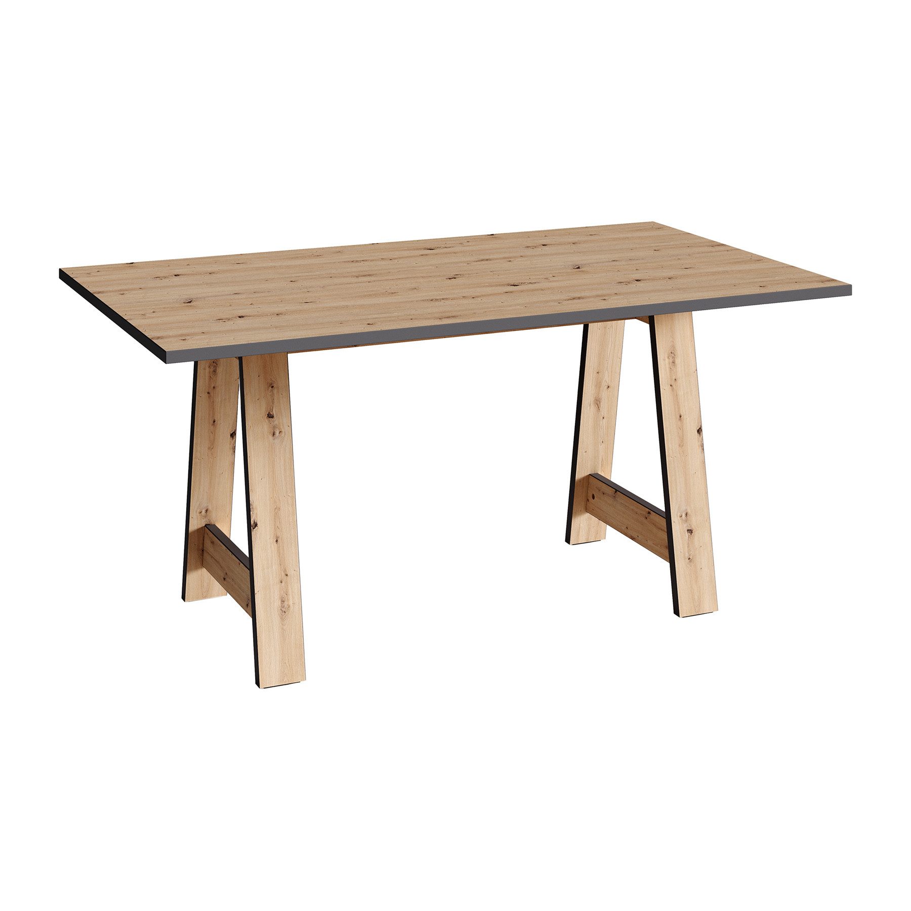 riess-ambiente Esstisch LOFT 160cm natur · eckiger Esszimmertisch mit Tisch günstig online kaufen