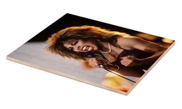 Posterlounge Holzbild akg-images, Tina Turner - Power on Stage, Fotografie