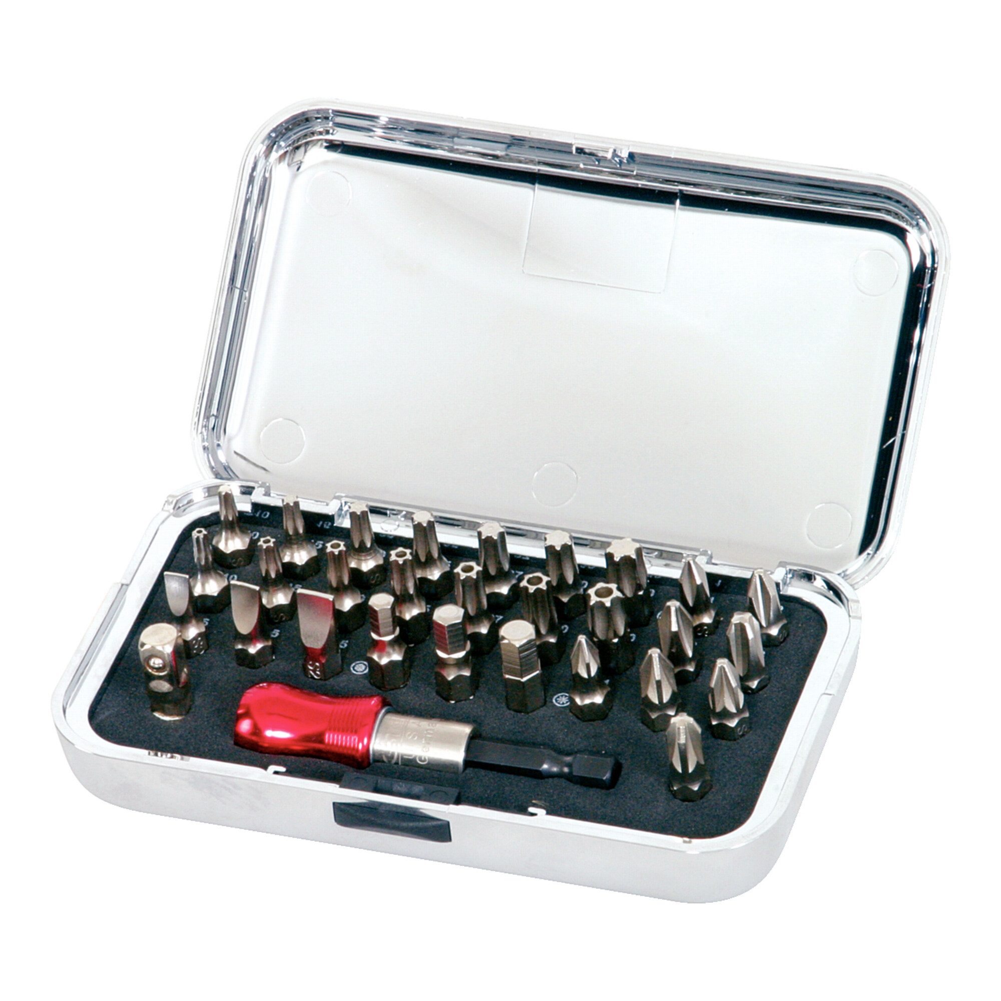 KS Tools Bit-Set KS Tools 1/4" CHROMEplus Bit-Satz, 30-teilig