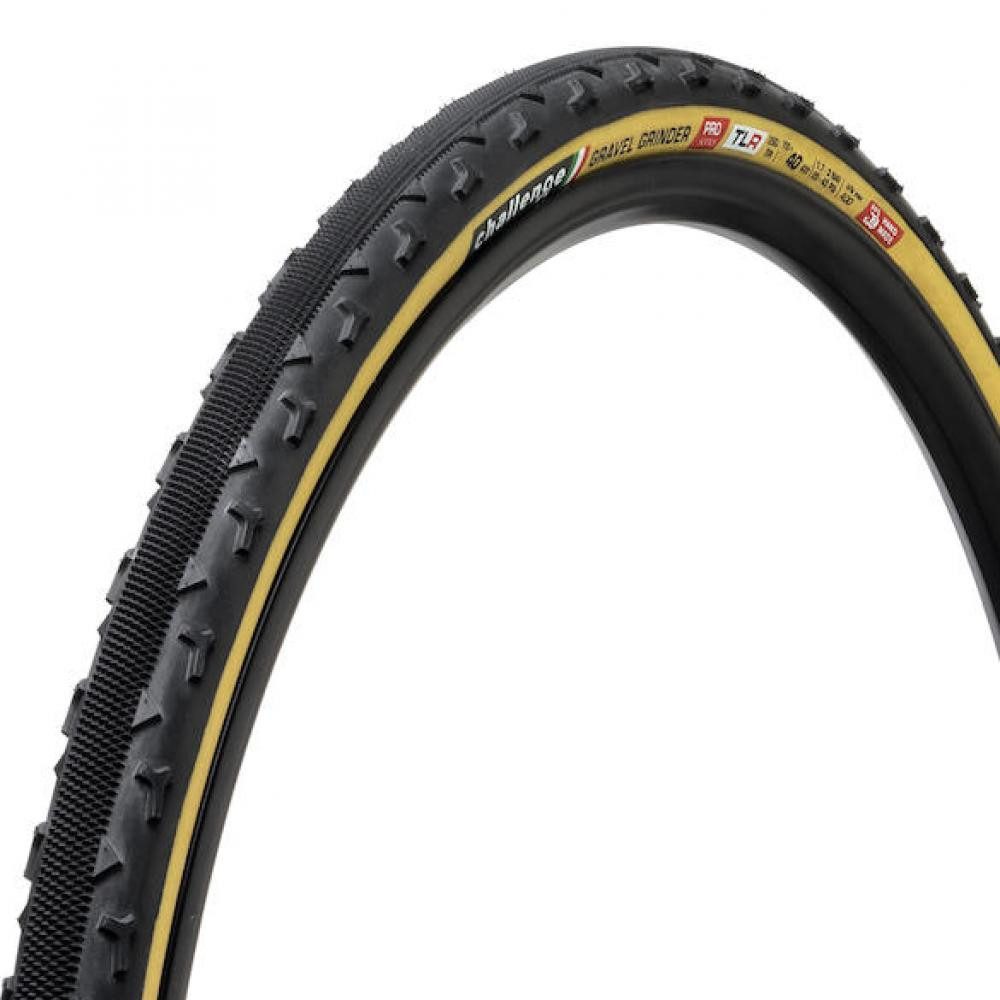 Challenge Fahrradreifen Challenge Gravel-Reifen Gravel Grinder Pro Handmade 40-622 Schwarz/bra