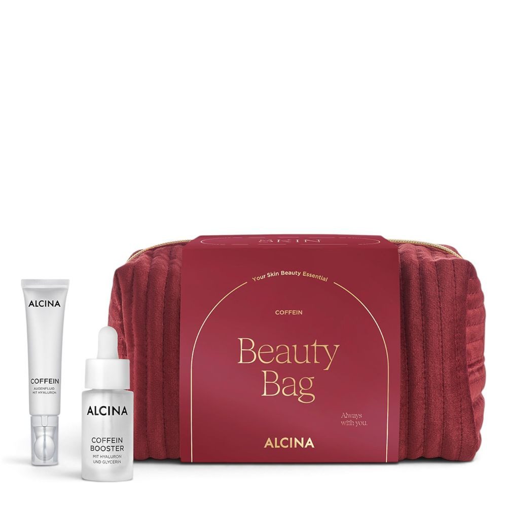 ALCINA Gesichtspflege Alcina Geschenkset Coffein - Booster 15ml + Augenfluid 15ml + Tasche