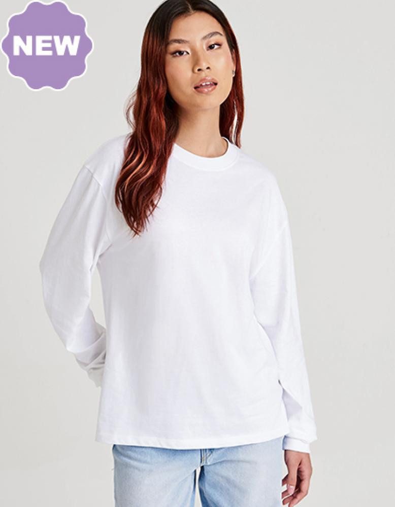 Just Ts Langarmshirt Oversize 100 Long günstig online kaufen