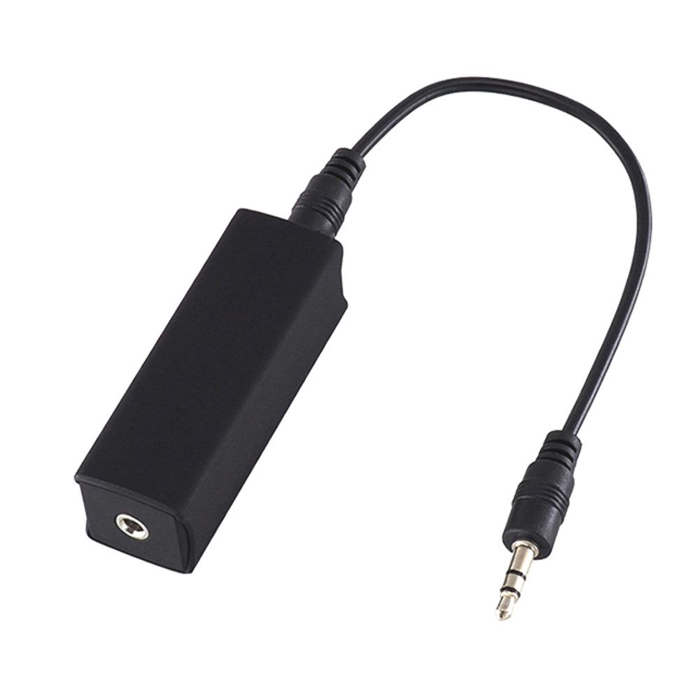 Bolwins C35C 3,5mm Audio Entstörfilter Noise Filter Handy Auto Lautsprecher Audio-Adapter 3,5mm Klinke Stecker zu 3,5mm Klinke Buchse, 50 cm, Rausch- & Brummentfernung, Plug & Play