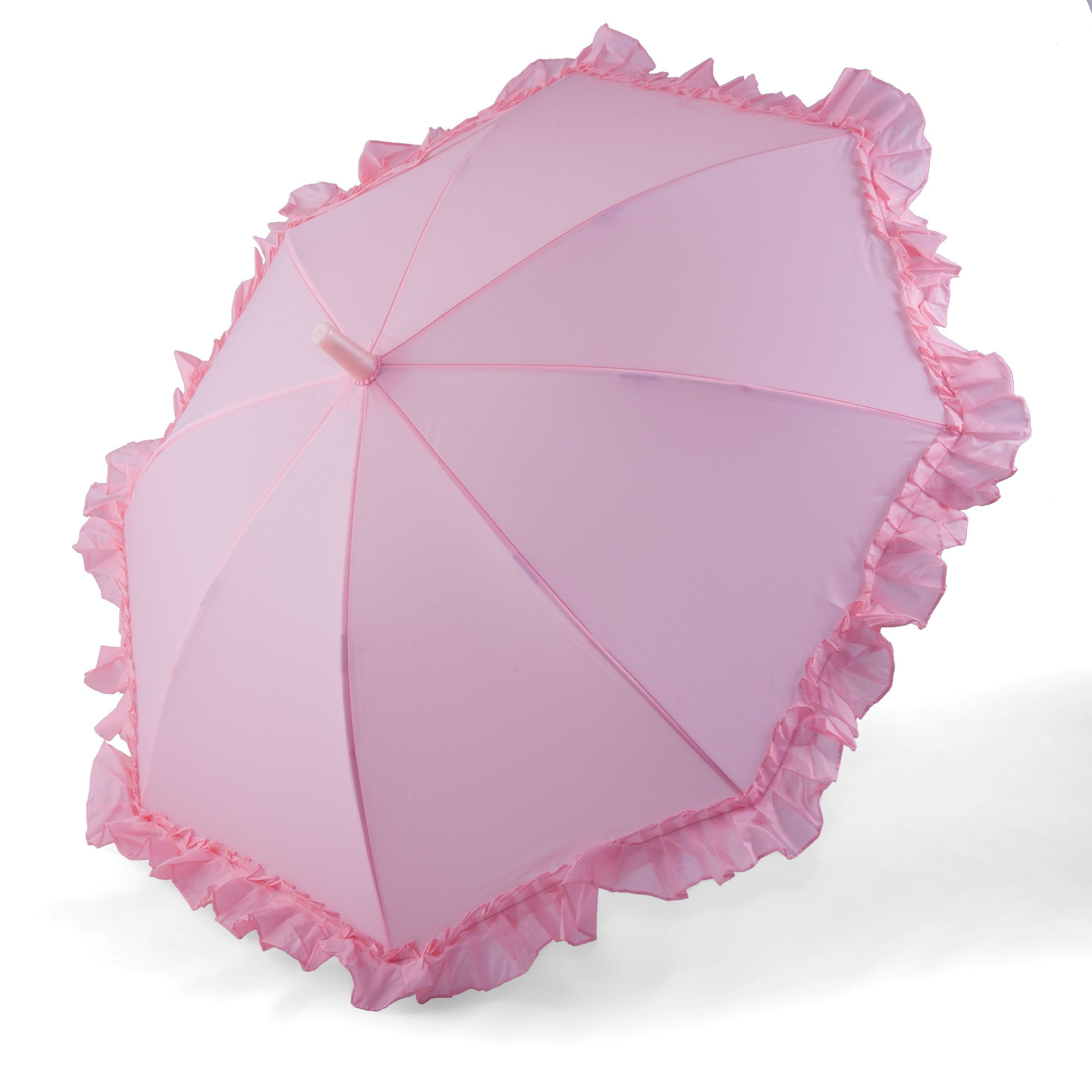 ROSEMARIE SCHULZ Heidelberg Stockregenschirm Kinderregenschirm für Mädchen Regenschirm mit Rüschen, Kinderschirm mit Rüschen