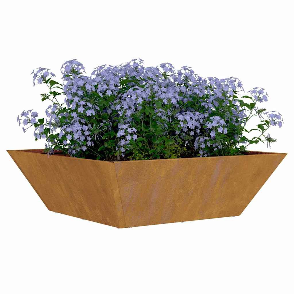vidaXL Blumentopf Garten Schüssel Pflanzer Rostig günstig online kaufen