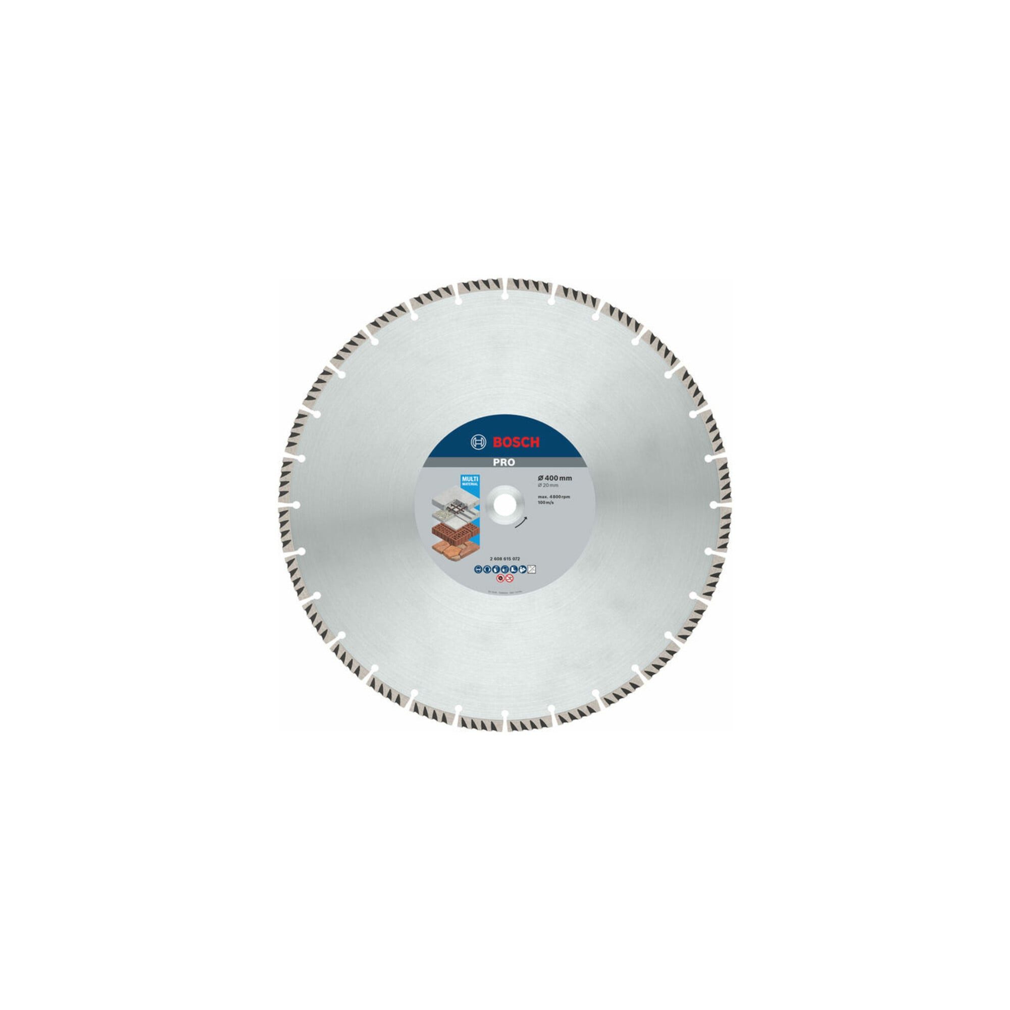 Bosch Professional Trennscheiben Bosch Diamanttrennscheibe Standard for Universal 400 x 20 x 3,2 x 10 m