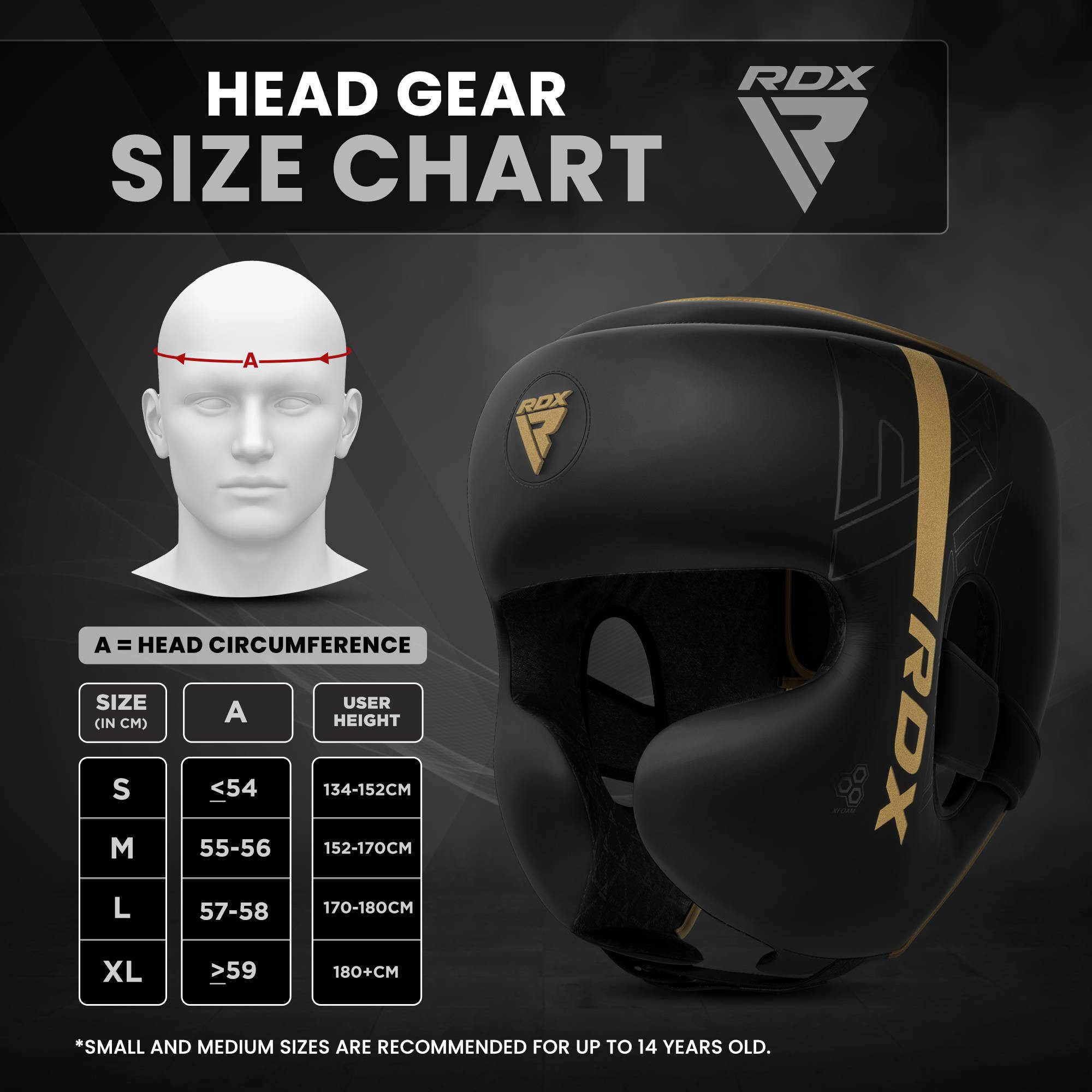 RDX Sports Kopfprotektor RDX Kopfschutz Boxen für Kickboxen – Bild 2 von 5