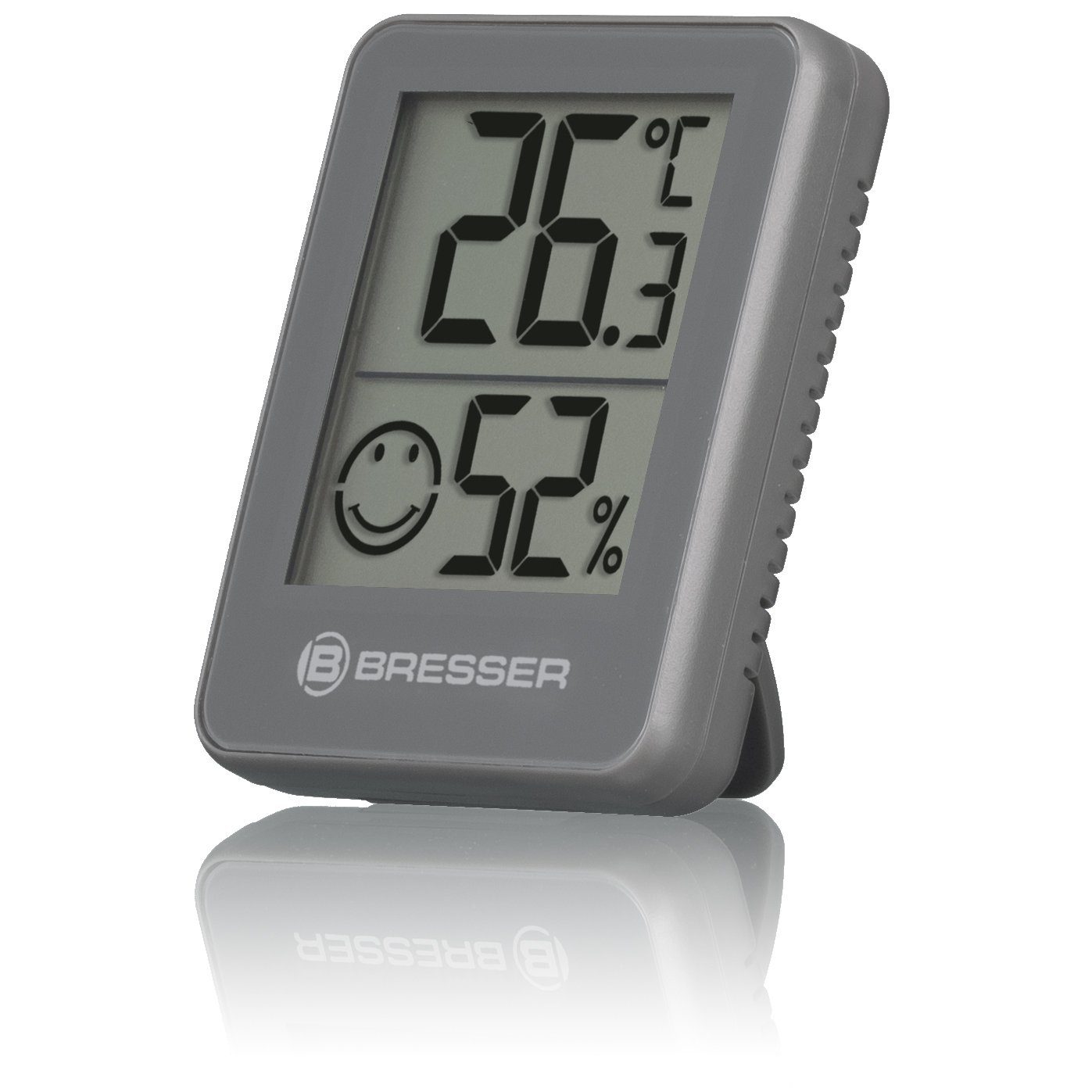 grau 3er Temeo Indikator BRESSER Hygro / Thermometer Hygrometer Temperaturmessgerät Set