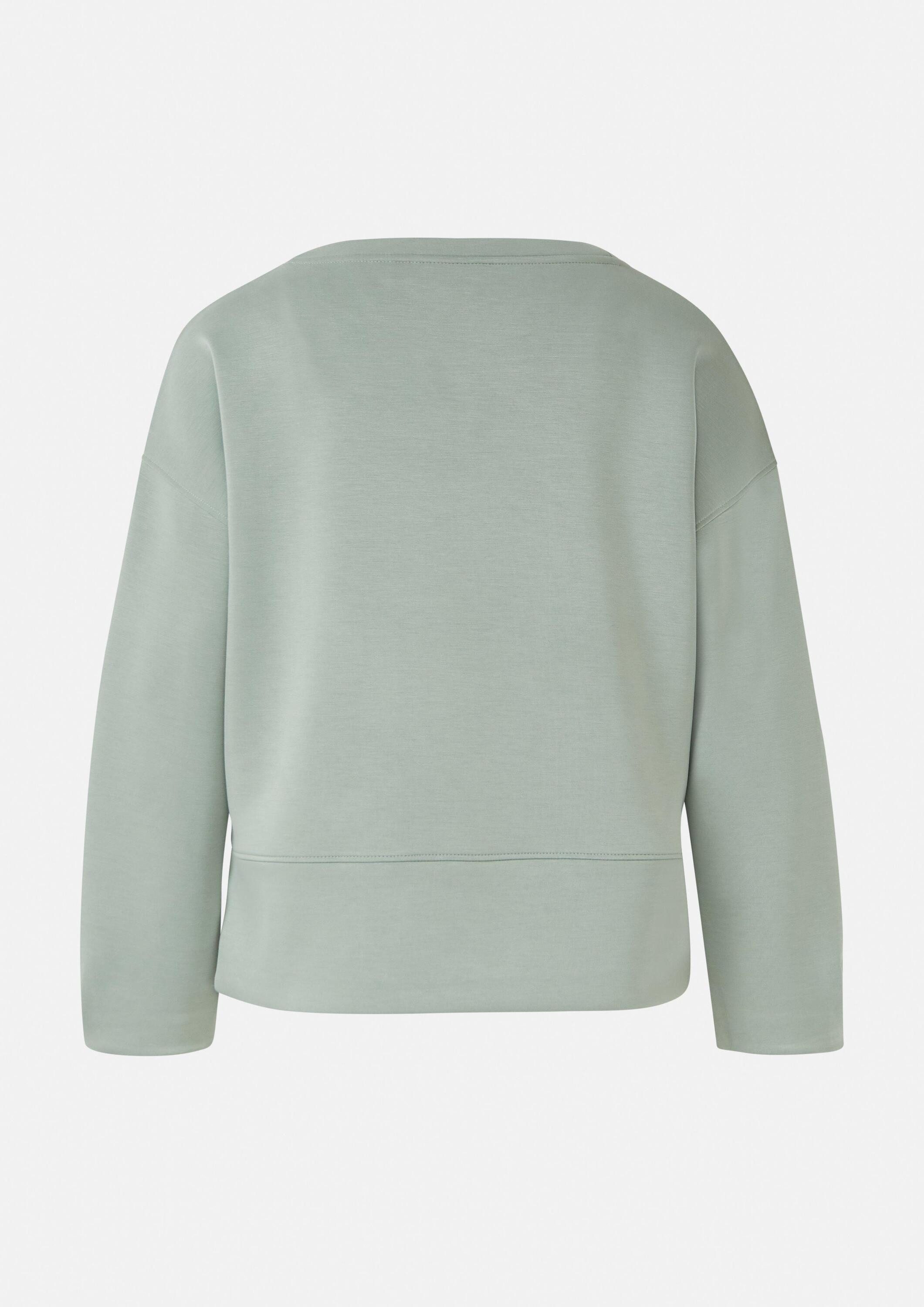 comma Sweatshirt Sweatshirt Weiches Sweatshirt mit Faltendetail am Arm günstig online kaufen