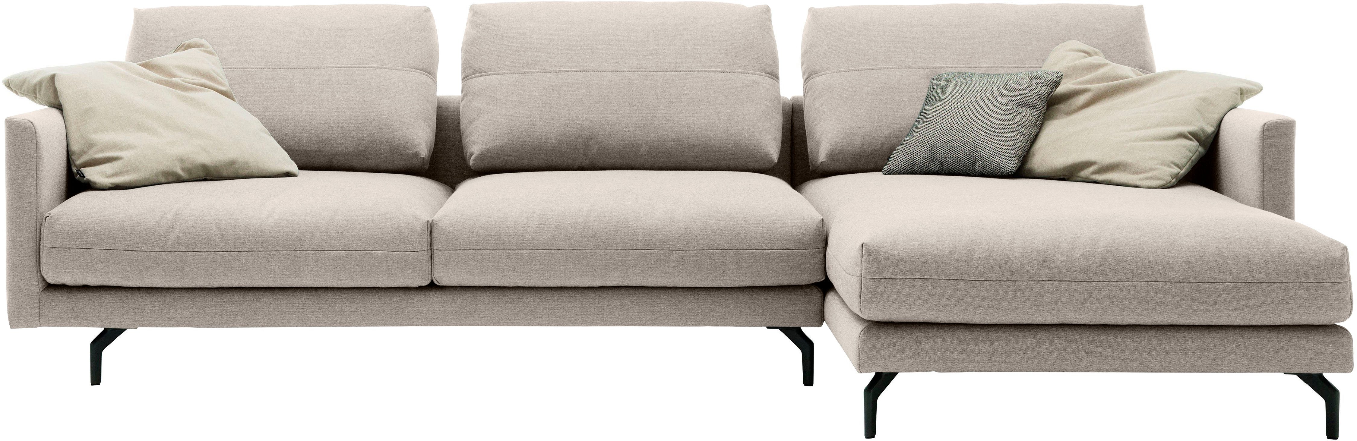 Creation BY ROLF BENZ Ecksofa CR.414, Designecksofa, Polsterecke, L-Form, wahlweise aus feinstem Rindsleder oder hochwertigem Chenille