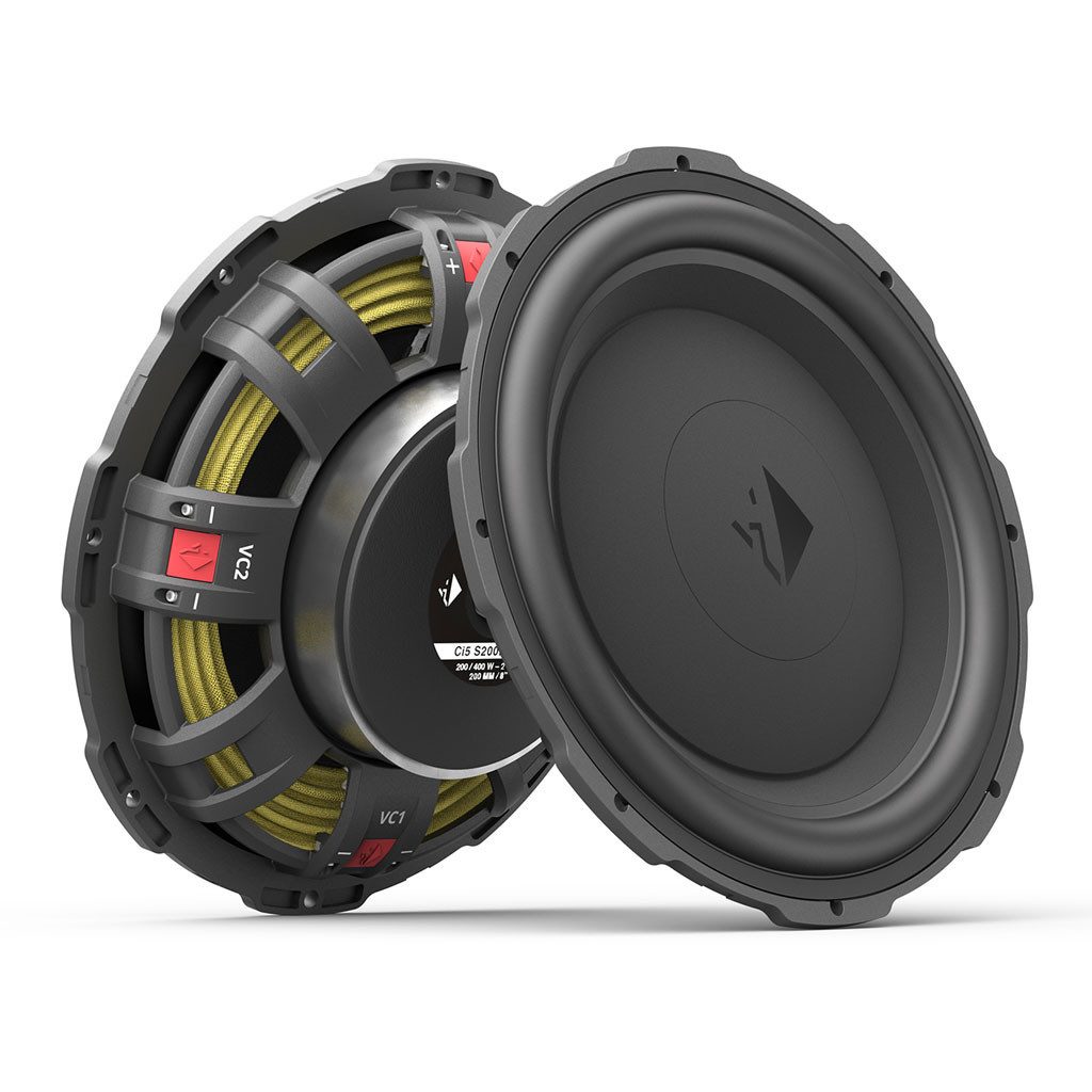 Ci5 S200FM-D2 200 mm Advanced Hybrid-Subwoofer mit 2 x 2 Ohm Auto-Subwoofer