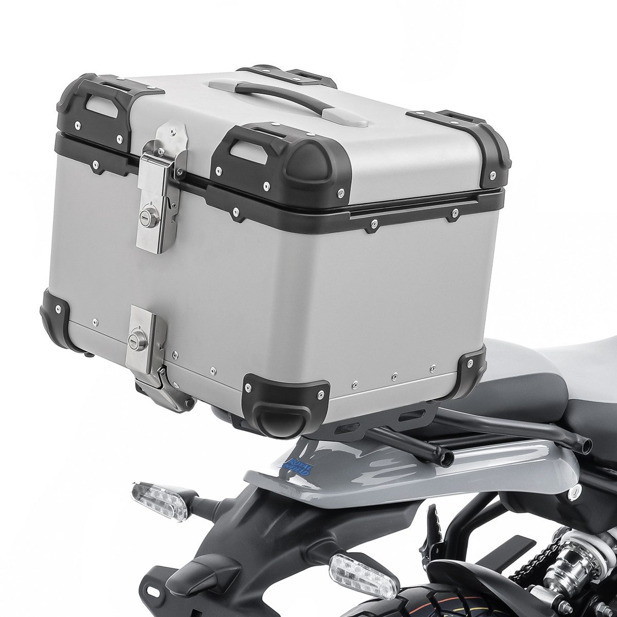 Bagtecs Topcase Set Alu Topcase + Gepäckbrücke für Royal Enfield Himalayan 450 24-26 X