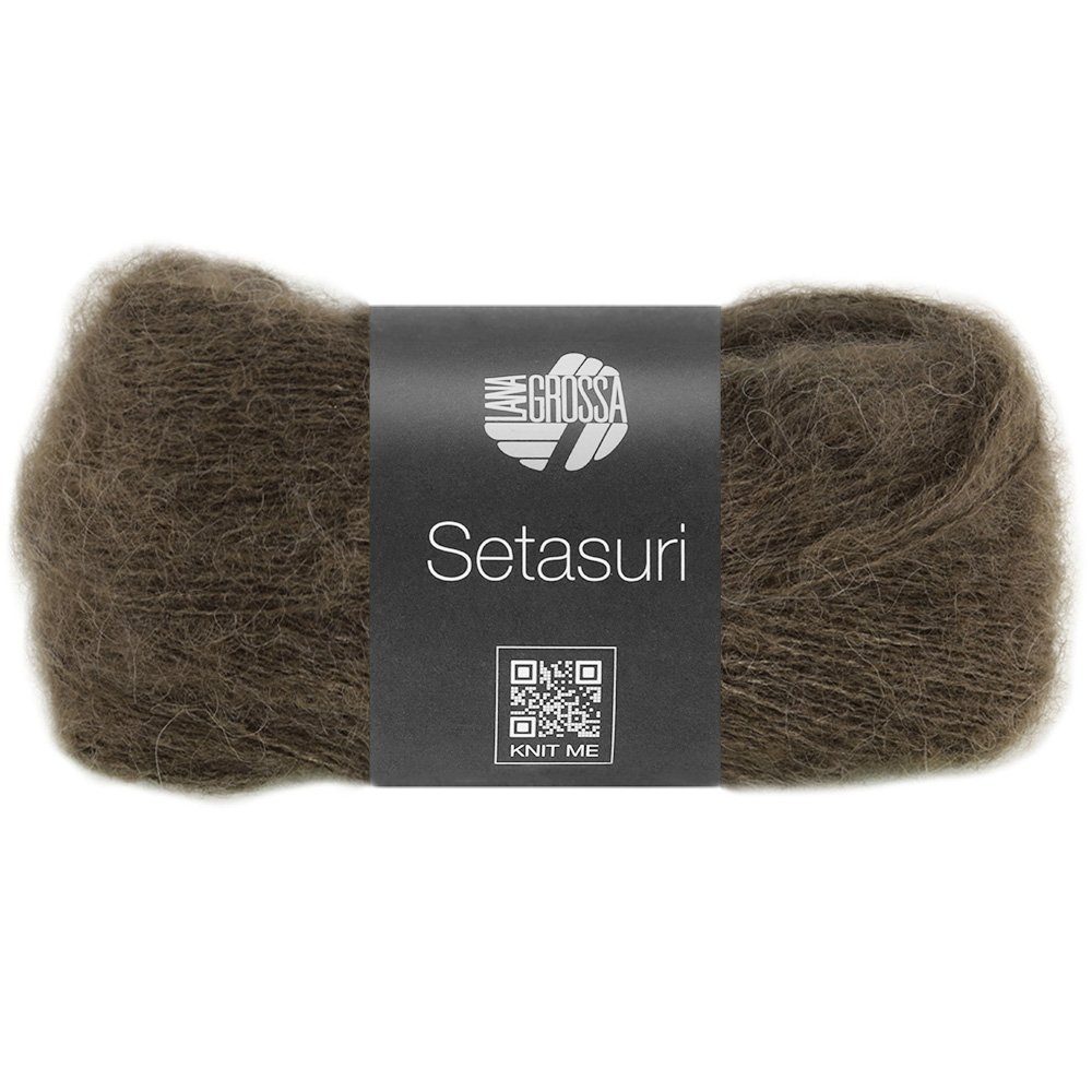 LANA GROSSA SETASURI Häkelwolle, 212 m (Feines Lace-Garn aus Alpaka (Suri) und Seide), 25 g