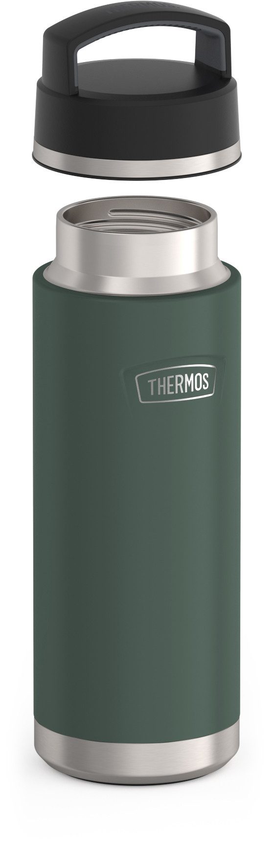 THERMOS Isolierflasche ICON BEVERAGE BOTTLE, Edelstahlkörper, spülmaschinenfest, 0,71l, 18h heiß & 24h kalt, extra große Öffnung, absolut dicht