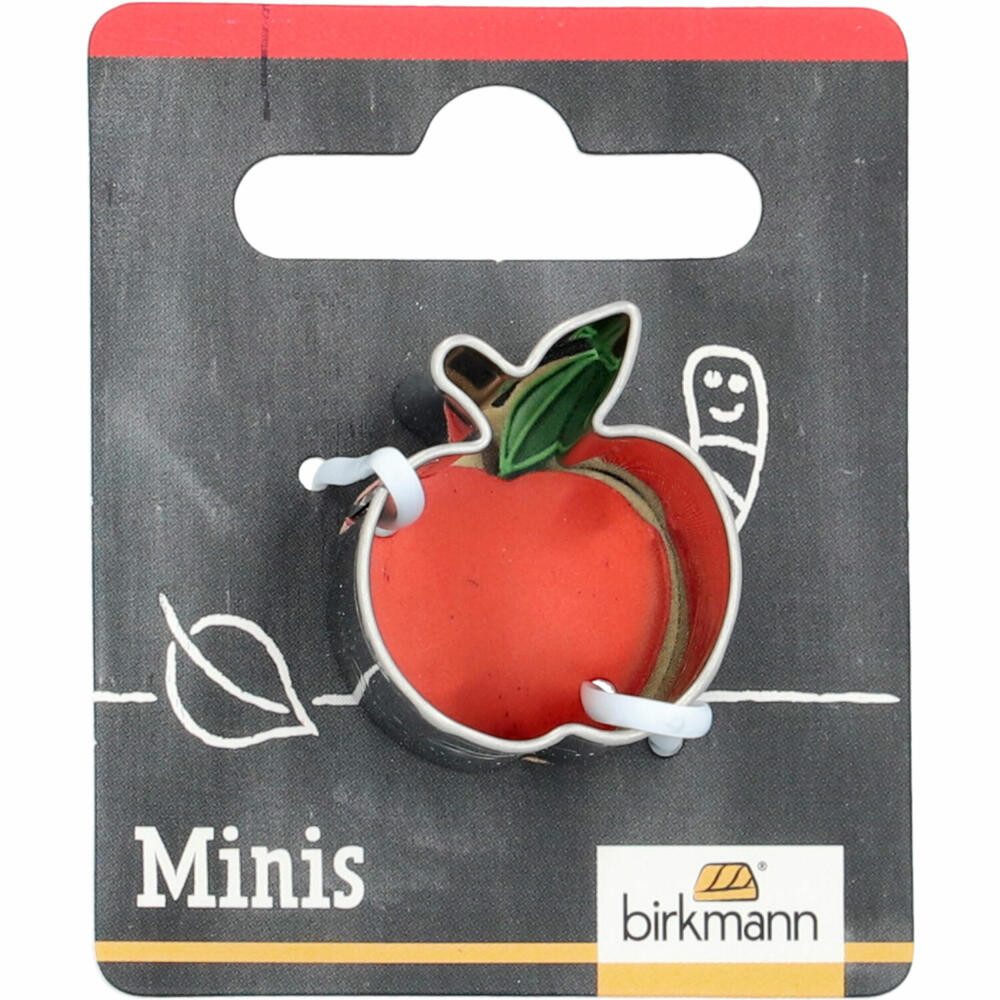 Birkmann Ausstechform Mini Apfel 2.5 cm, Edelstahl