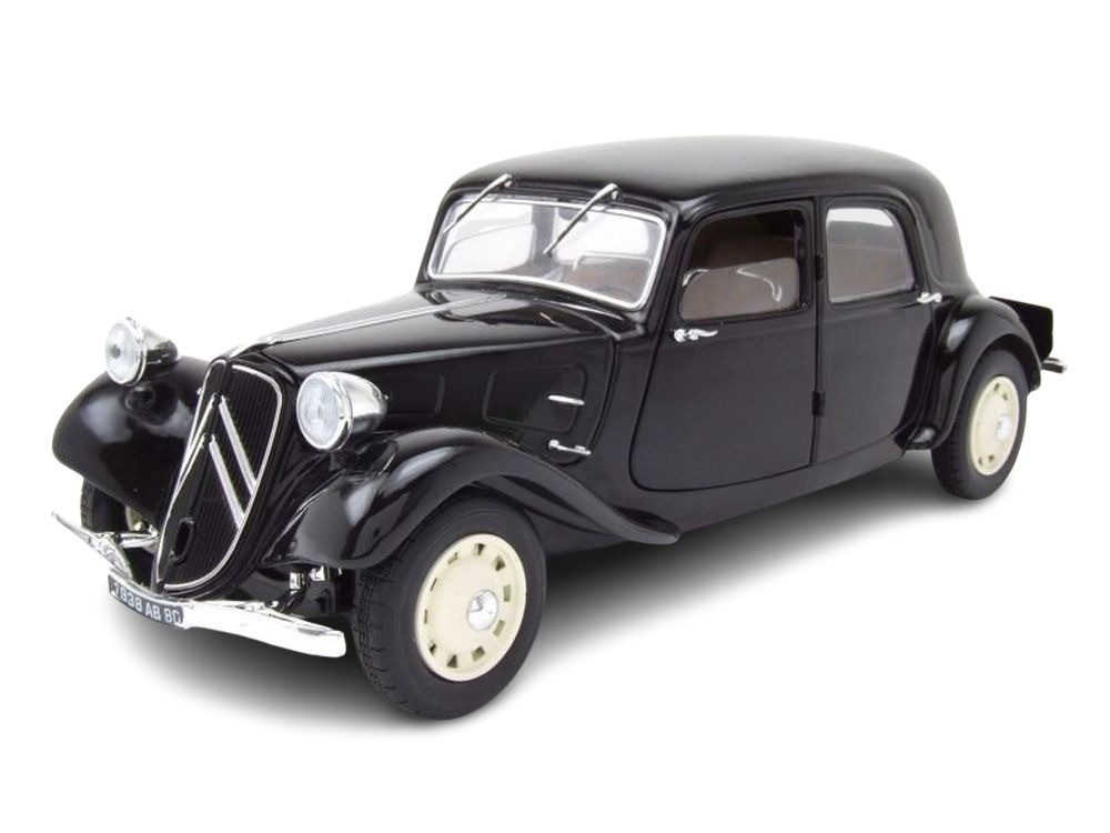 Solido Modellauto Citroen Traction 11CV 1937 schwarz, Maßstab 1:18