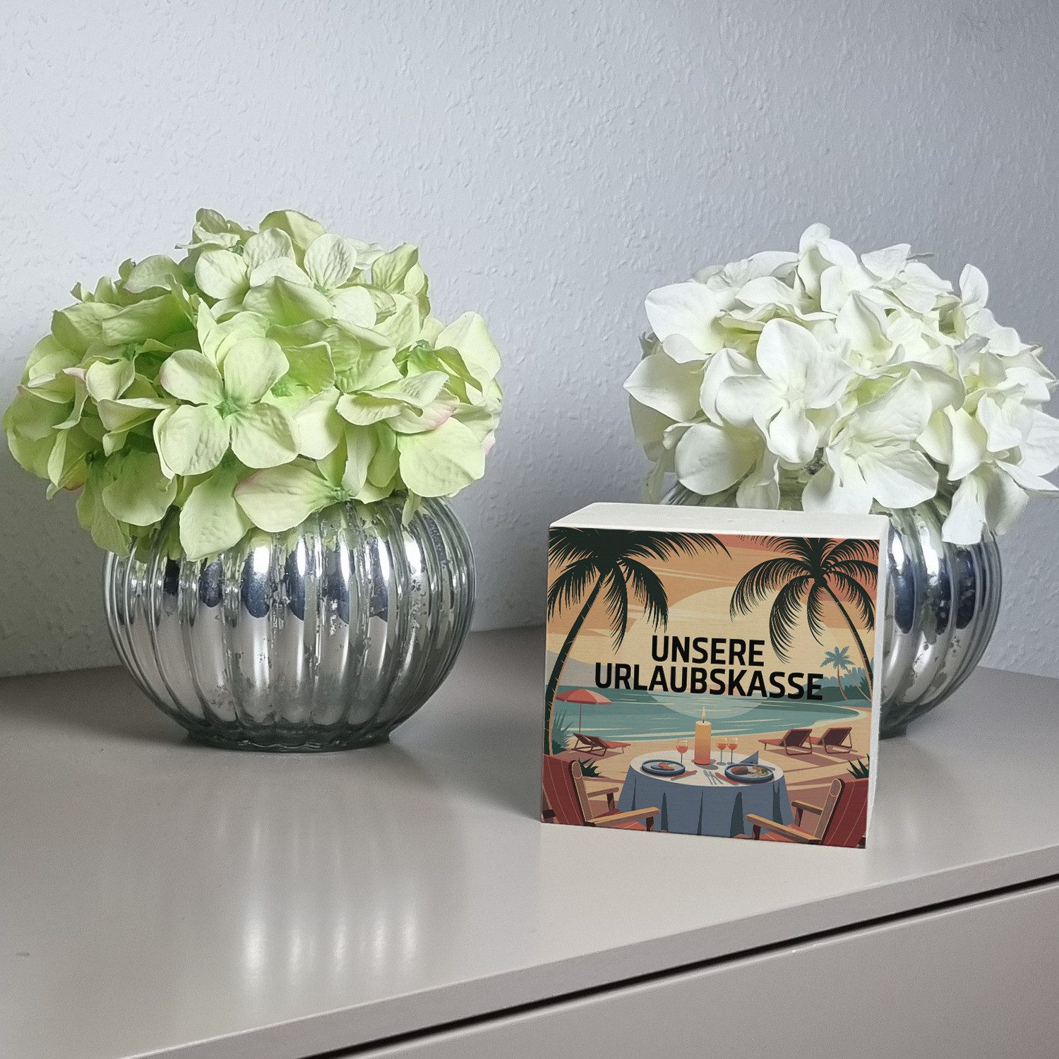 speecheese Spardose Candlelight-Dinner Urlaubskasse Spardose aus Holz günstig online kaufen