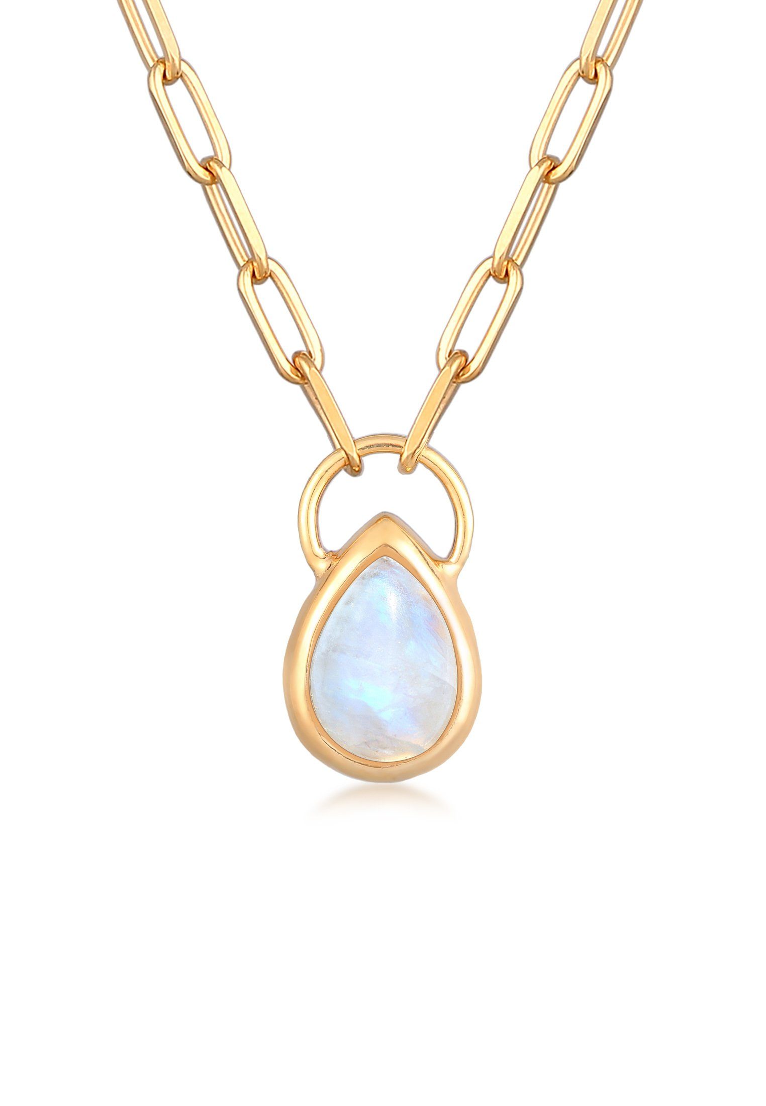 Elli Premium Kette mit Anhänger Mondstein günstig online kaufen