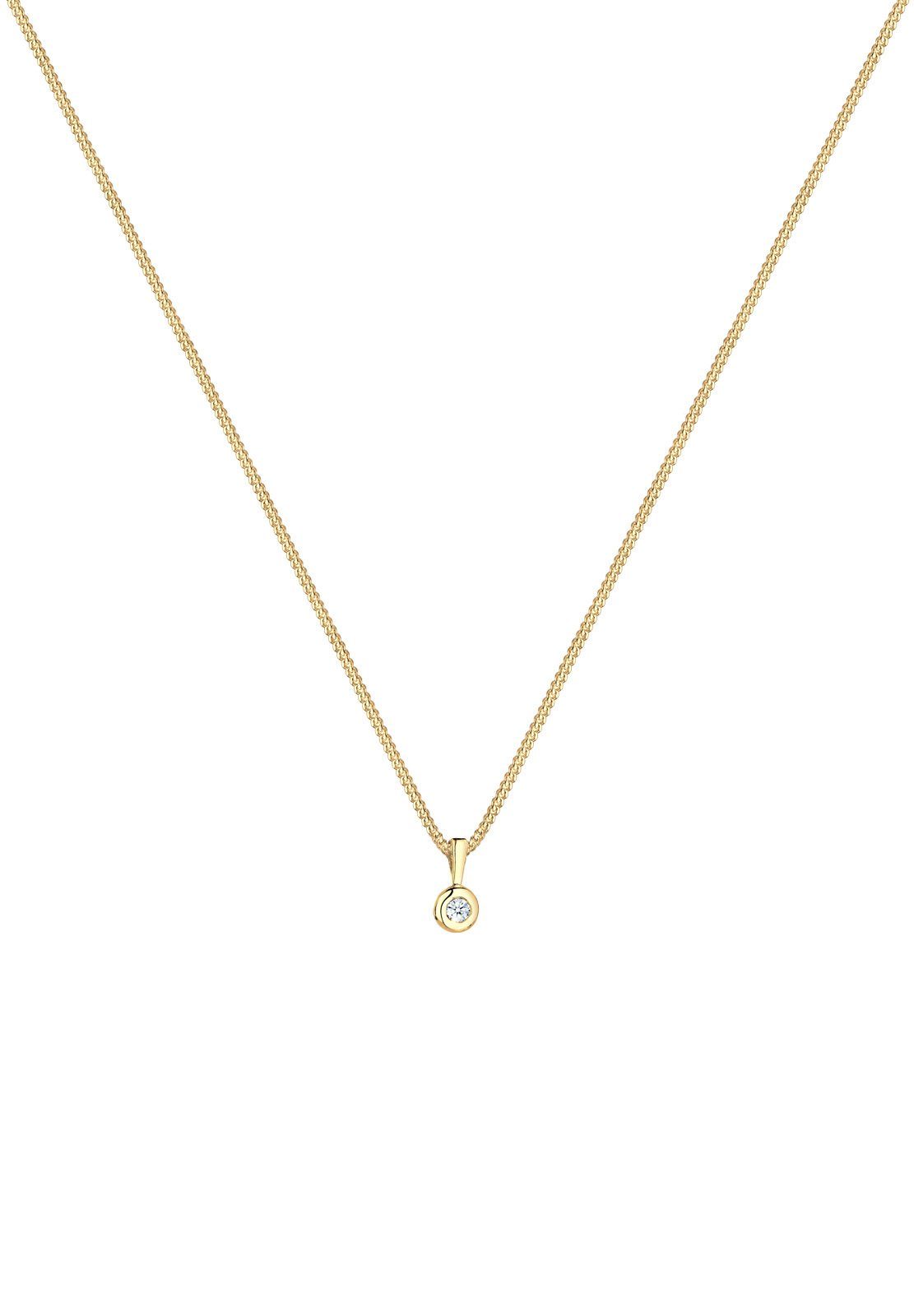 Elli DIAMONDS Kette mit Anhänger Kreis günstig online kaufen