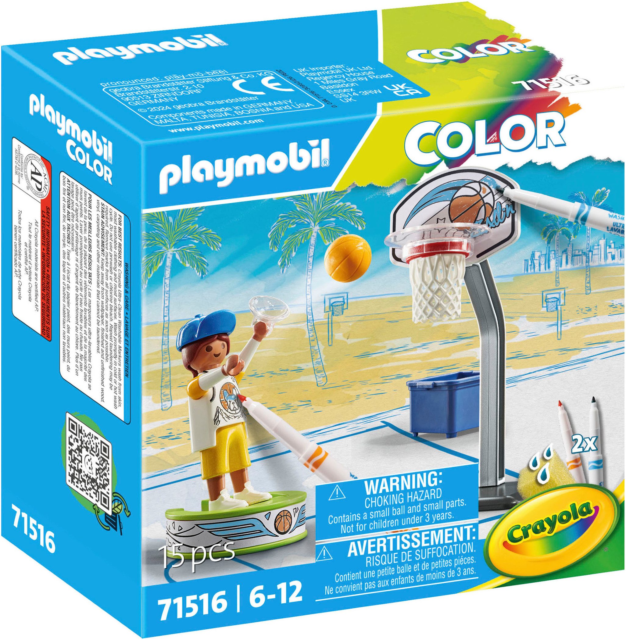 Playmobil® Skater mit Basketball (71516), Color Konstruktions-Spielset, (15 günstig online kaufen