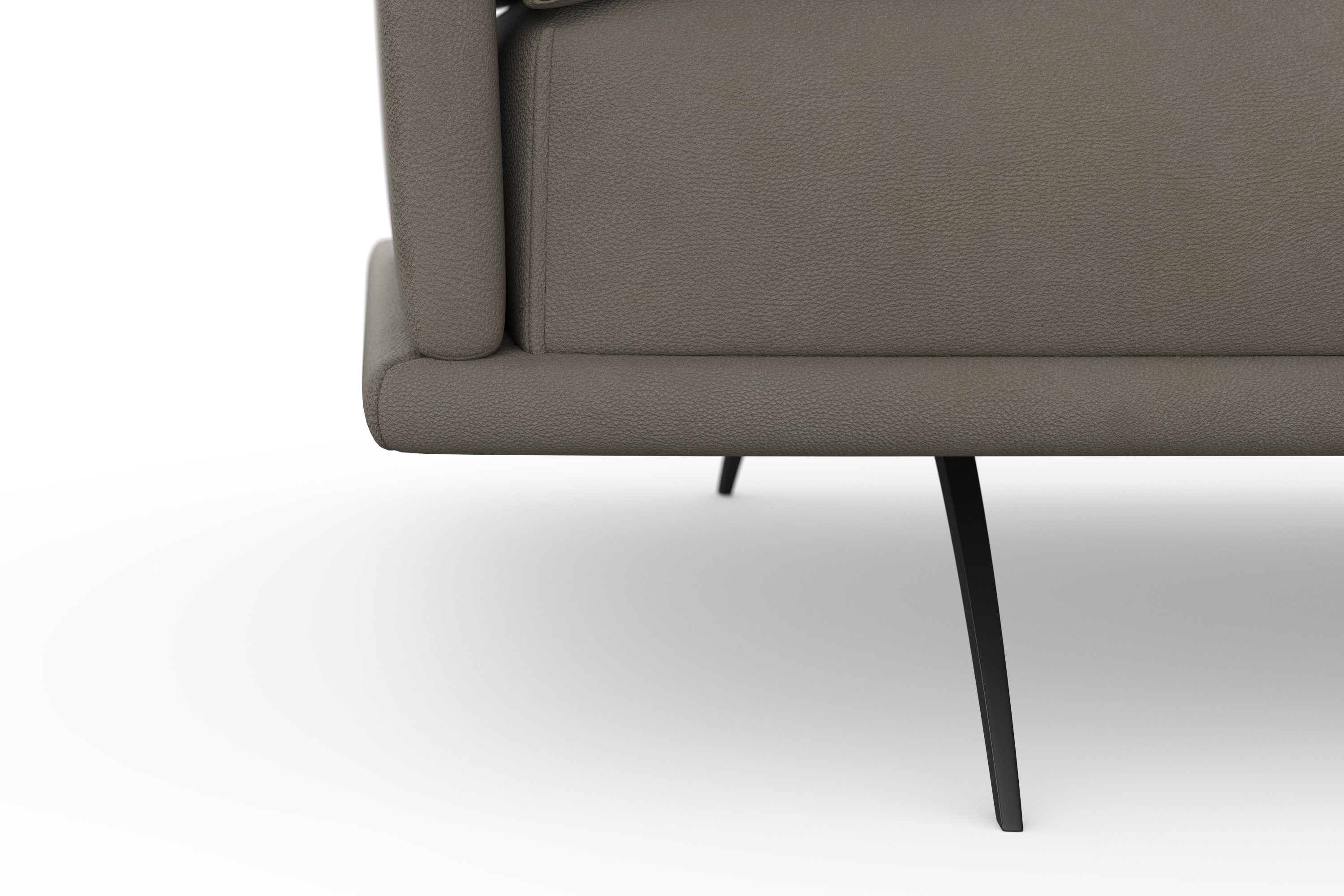 machalke® Ecksofa benito, mit Sockel bezogenem