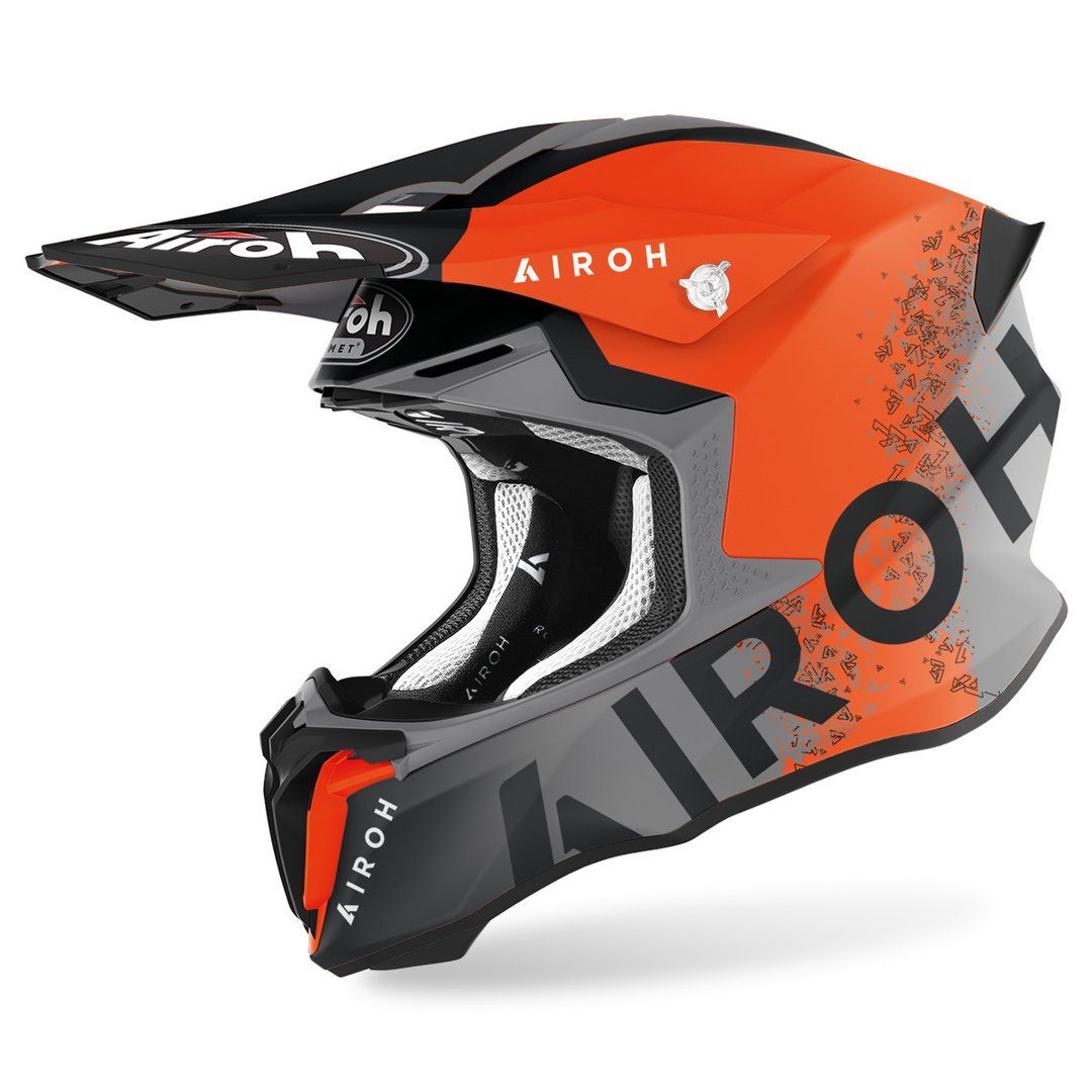 Airoh Motocrosshelm Twist 2.0 Bit Motocross Helm, Waschbar