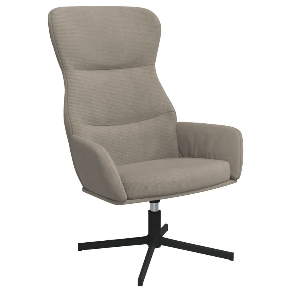 vidaXL Sessel Relaxsessel Hellgrau Samt (1-St) günstig online kaufen
