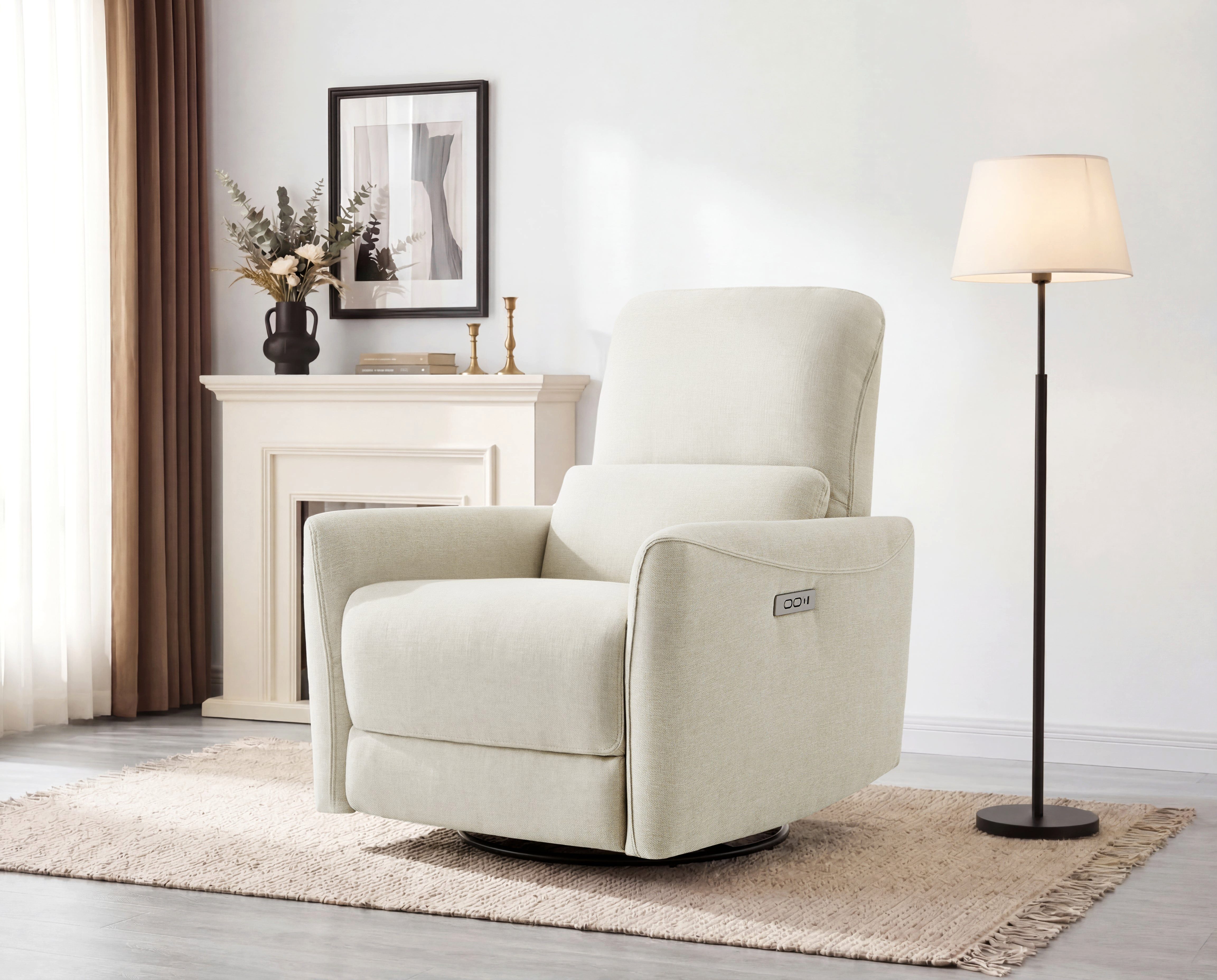 CHITA Relaxsessel (1 St), Elektrischer Funktionssessel, Fernsehsessel, OEKO-TEX®, 270° drehbar