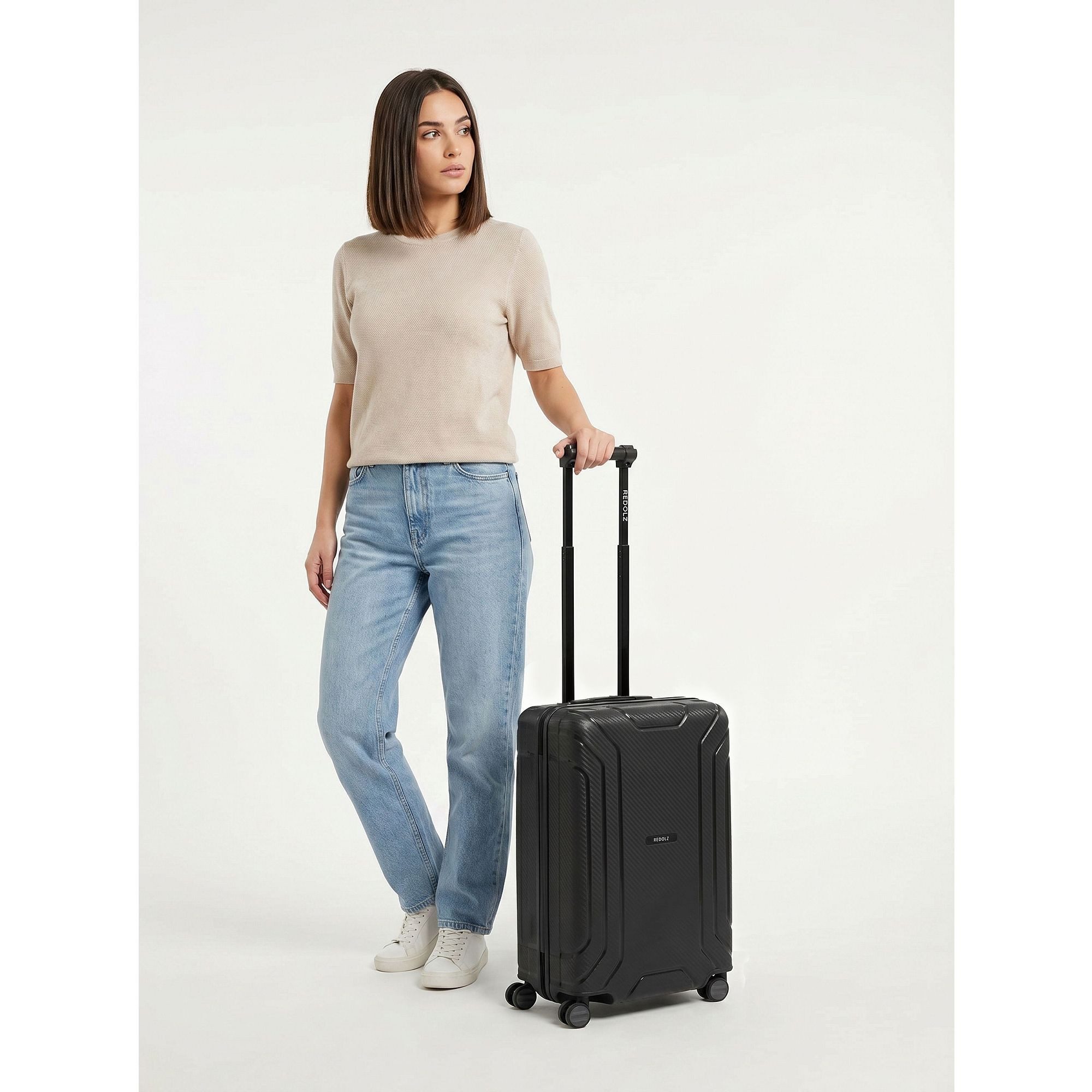 Redolz Handgepäck-Trolley Essentials 15, 4 Rollen, Polypropylen
