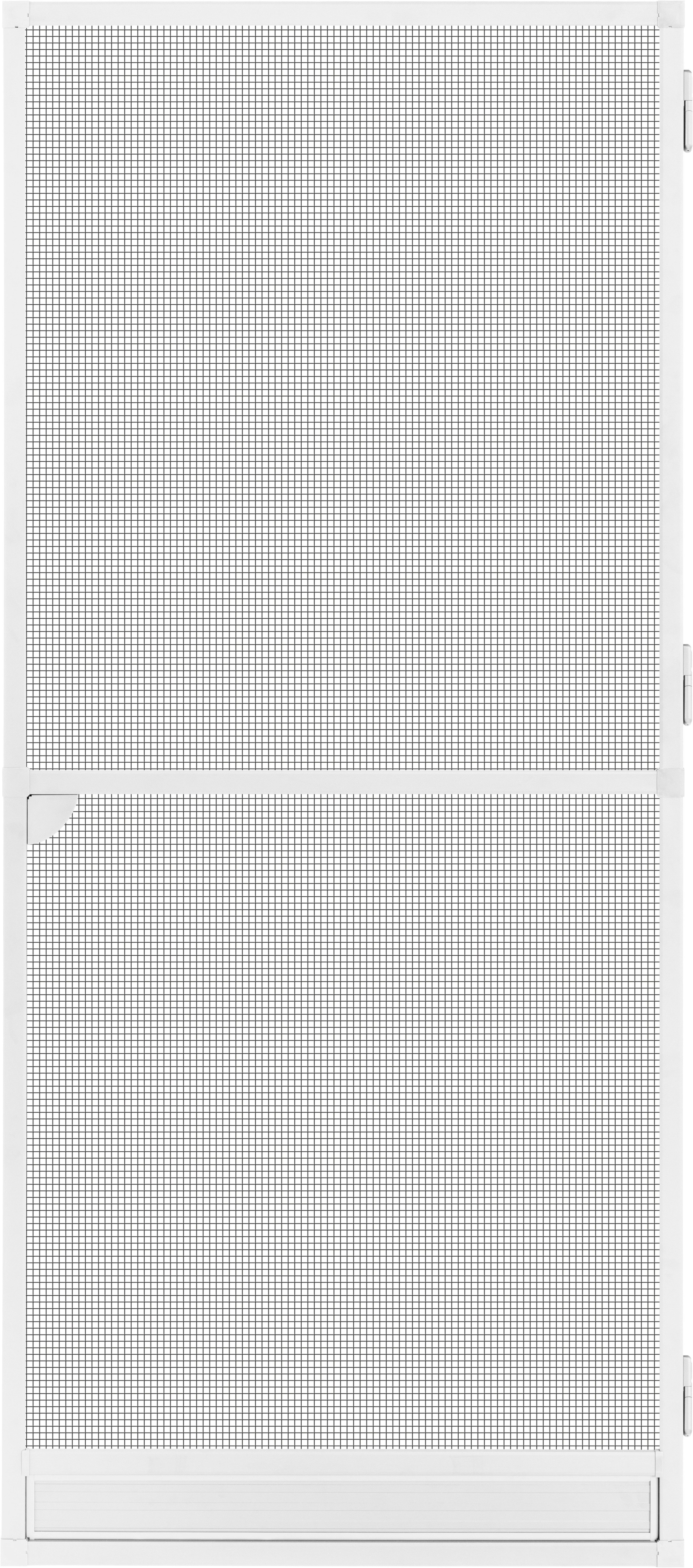 SCHELLENBERG Insektenschutz-Tür Premium, Fliegengitter für Balkontüren und Terrassentüren, (Set, 1-St), mit Aluminiumrahmen, 120 x 240 cm, anthrazit und weiß