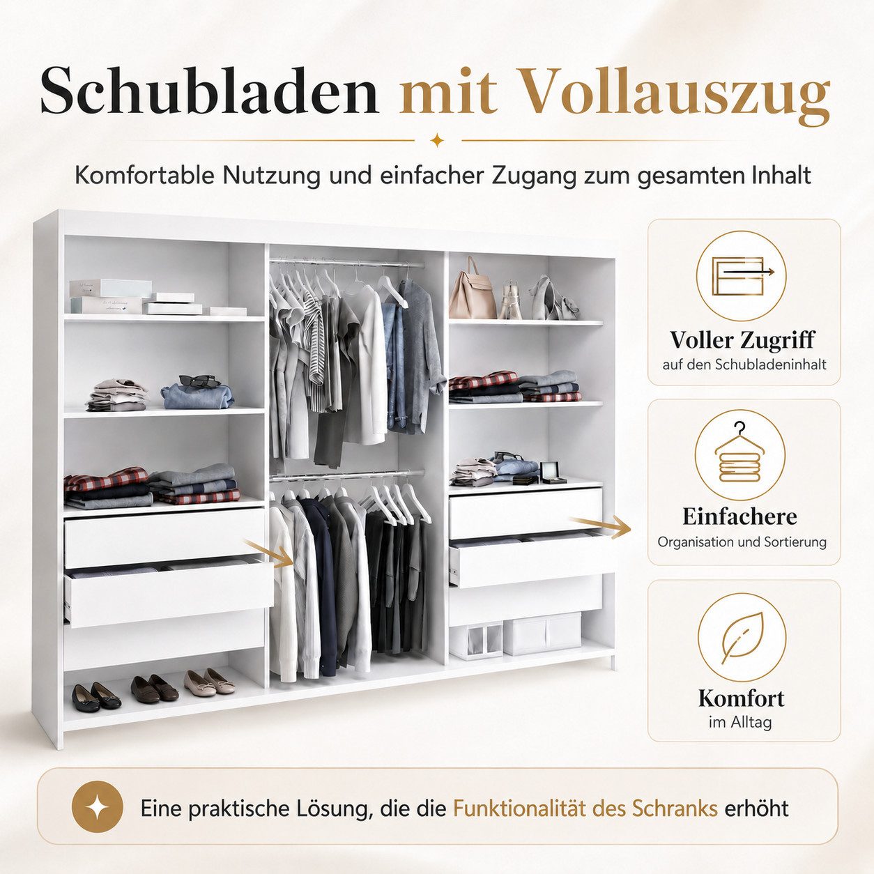 A&J MöbelLand GmbH Schiebetürenschrank VILUNO Moderner 3-türiger Kleiderschrank mit Spiegel (TOP ANGEBOT! Geräumiger Schrank mit einer Breite von 200 cm ideal z – Bild 5 von 5