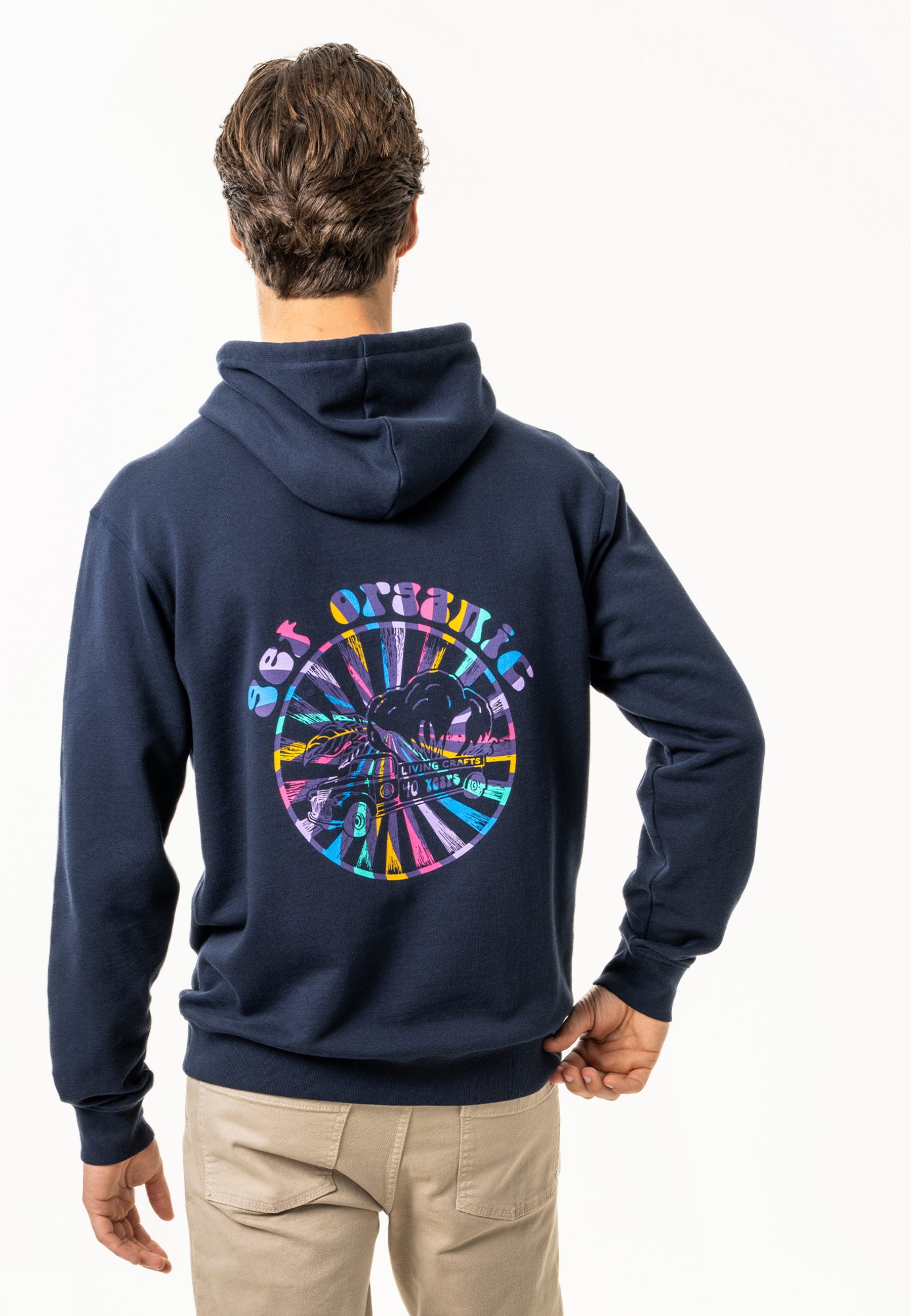 LIVING CRAFTS Kapuzenpullover Living Crafts GOTS zertifiziert