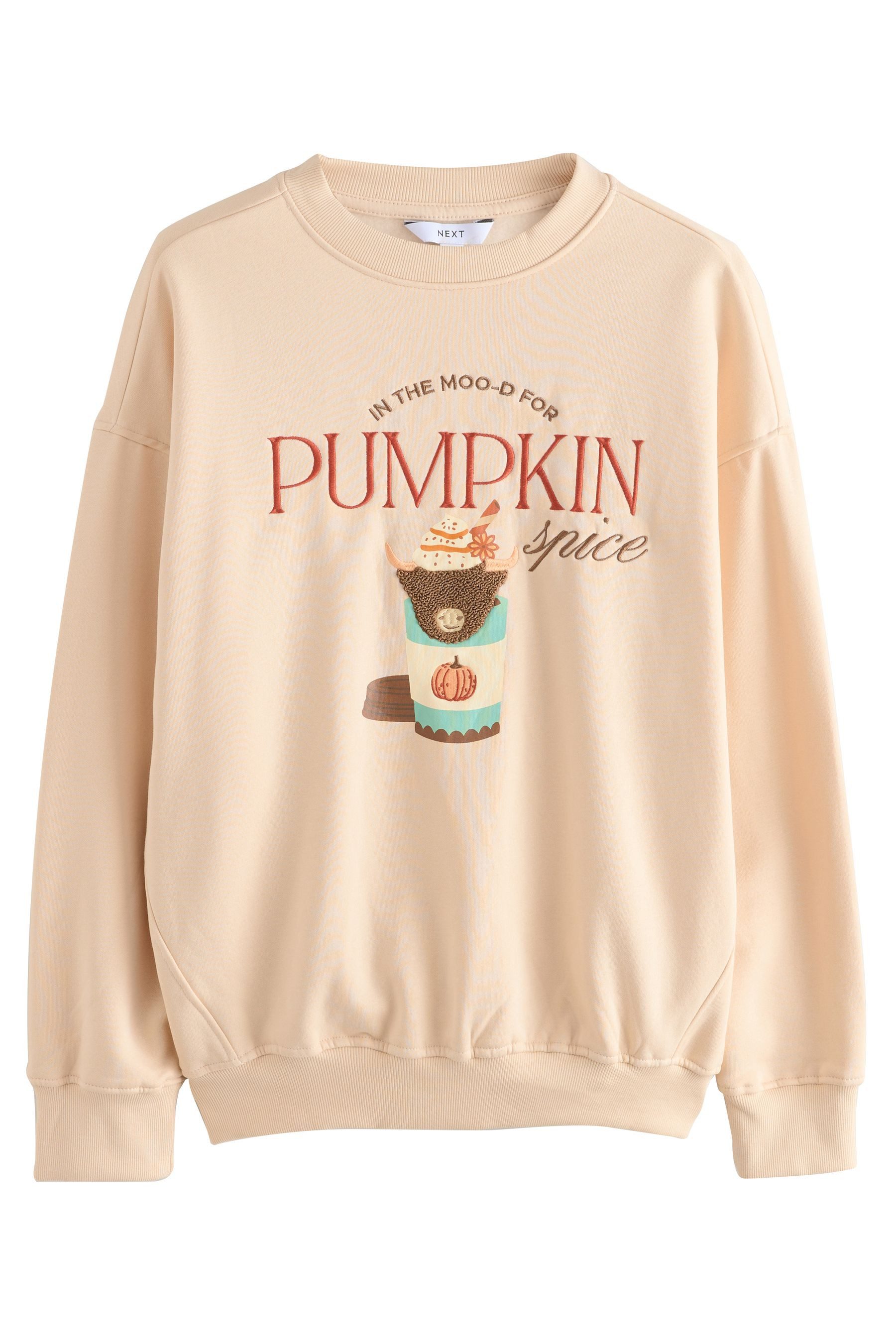 Next Sweater Relaxed Fit Sweatshirt, Hochlandrind günstig online kaufen
