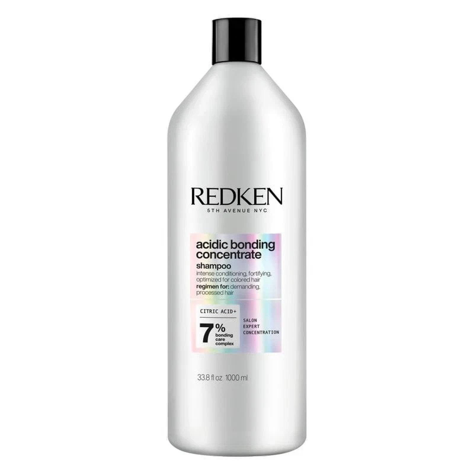 Redken Haarshampoo Redken Acidic Bonding Concentrate Shampoo 1000 ml – Reparatur Shampoo, 1-tlg., Reduziert Haarbruch sichtbar bereits nach wenigen Anwendungen