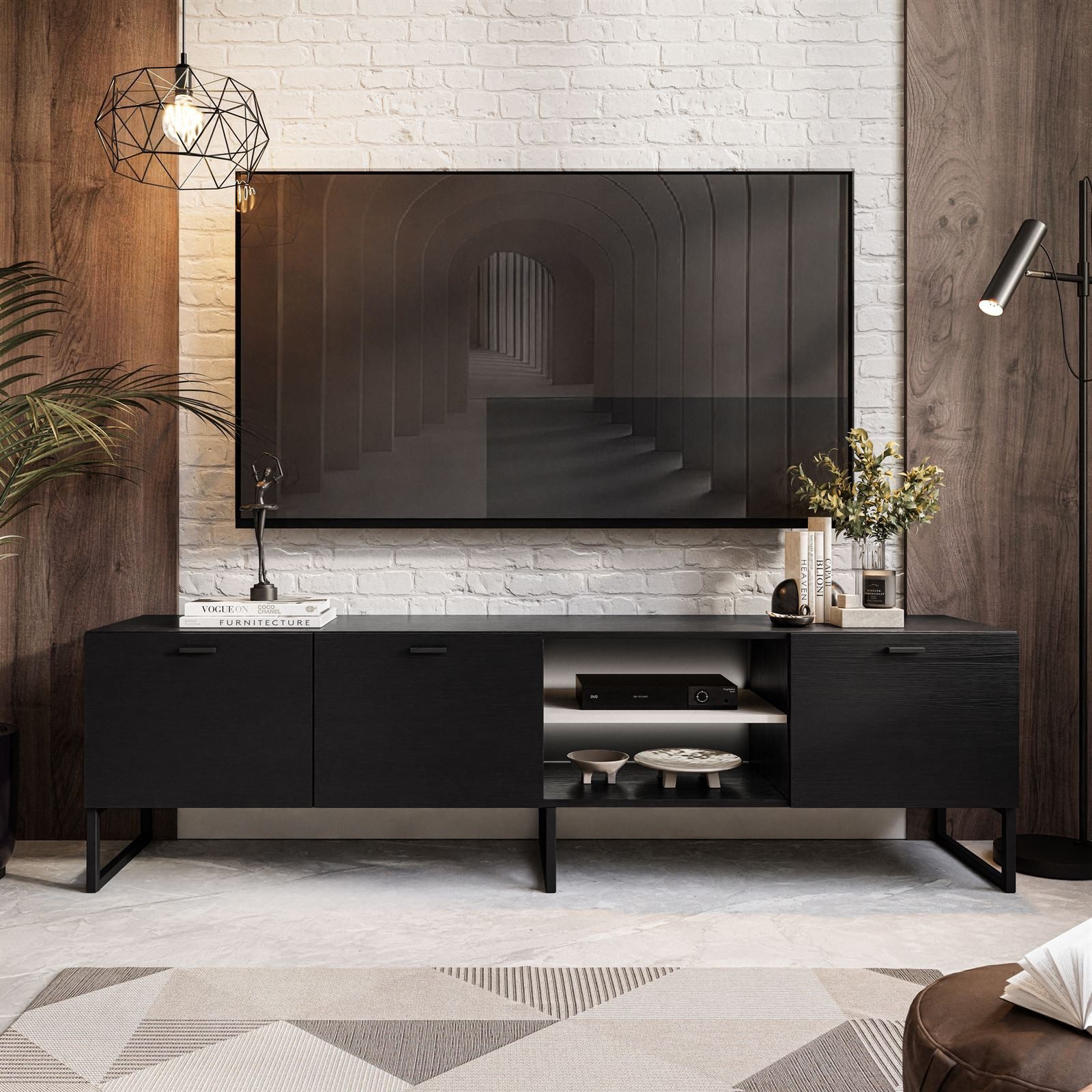 Lookway Sideboard MOONLIGHT 185 cm mit LED Beluchtung
